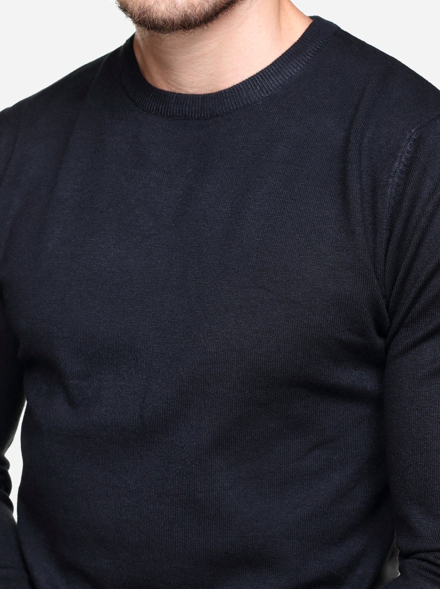 Pull col rond - Kenzarro - Noir