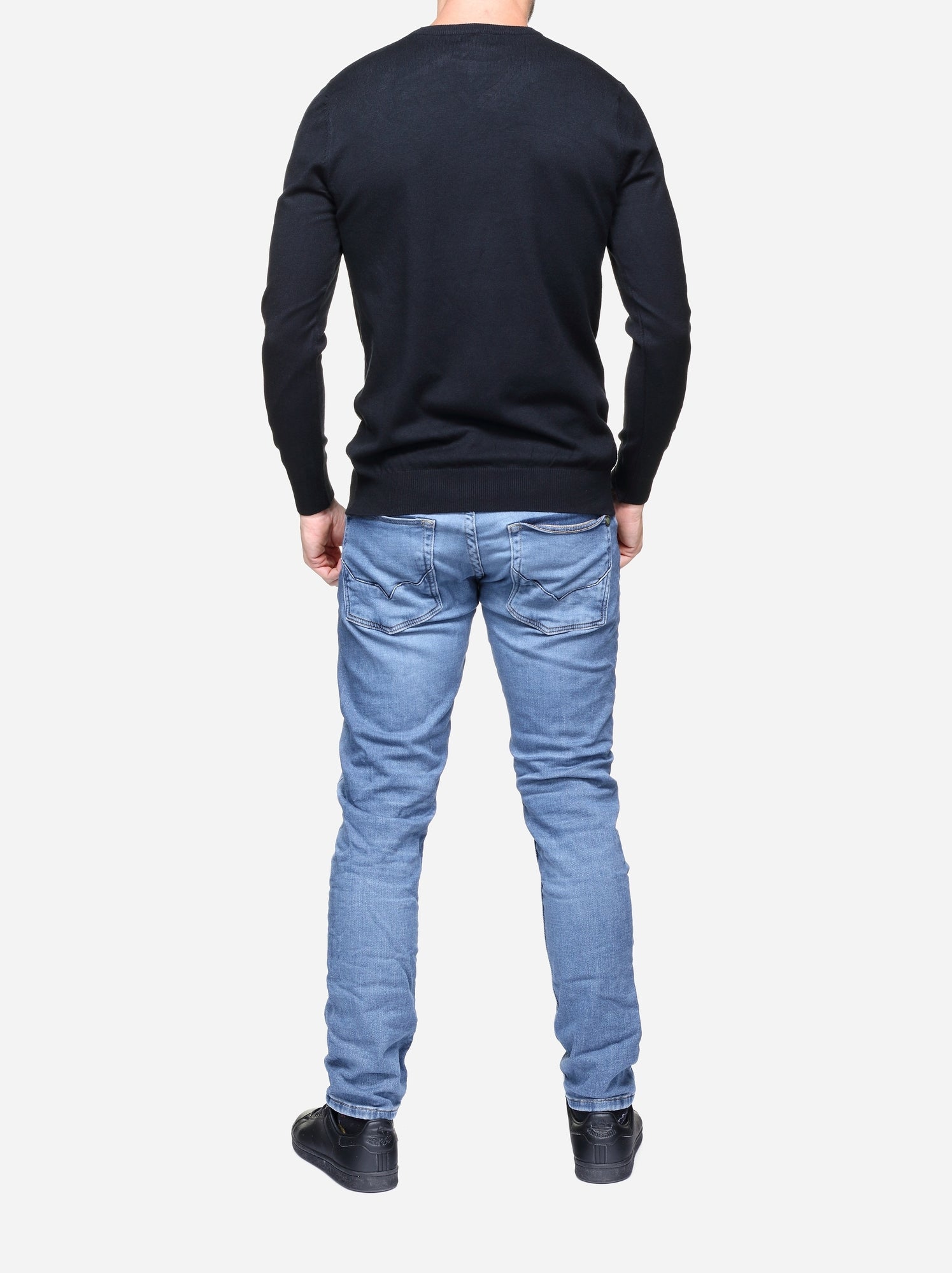 Pull col rond - Kenzarro - Noir