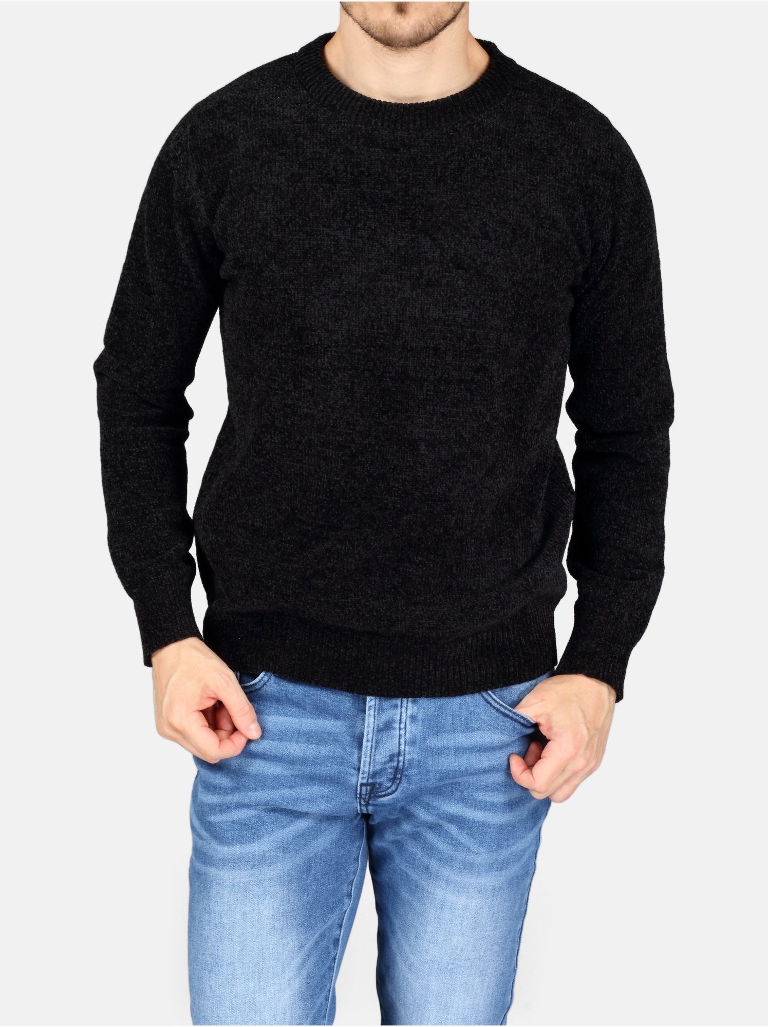 Pull col rond - Kenzarro - Noir