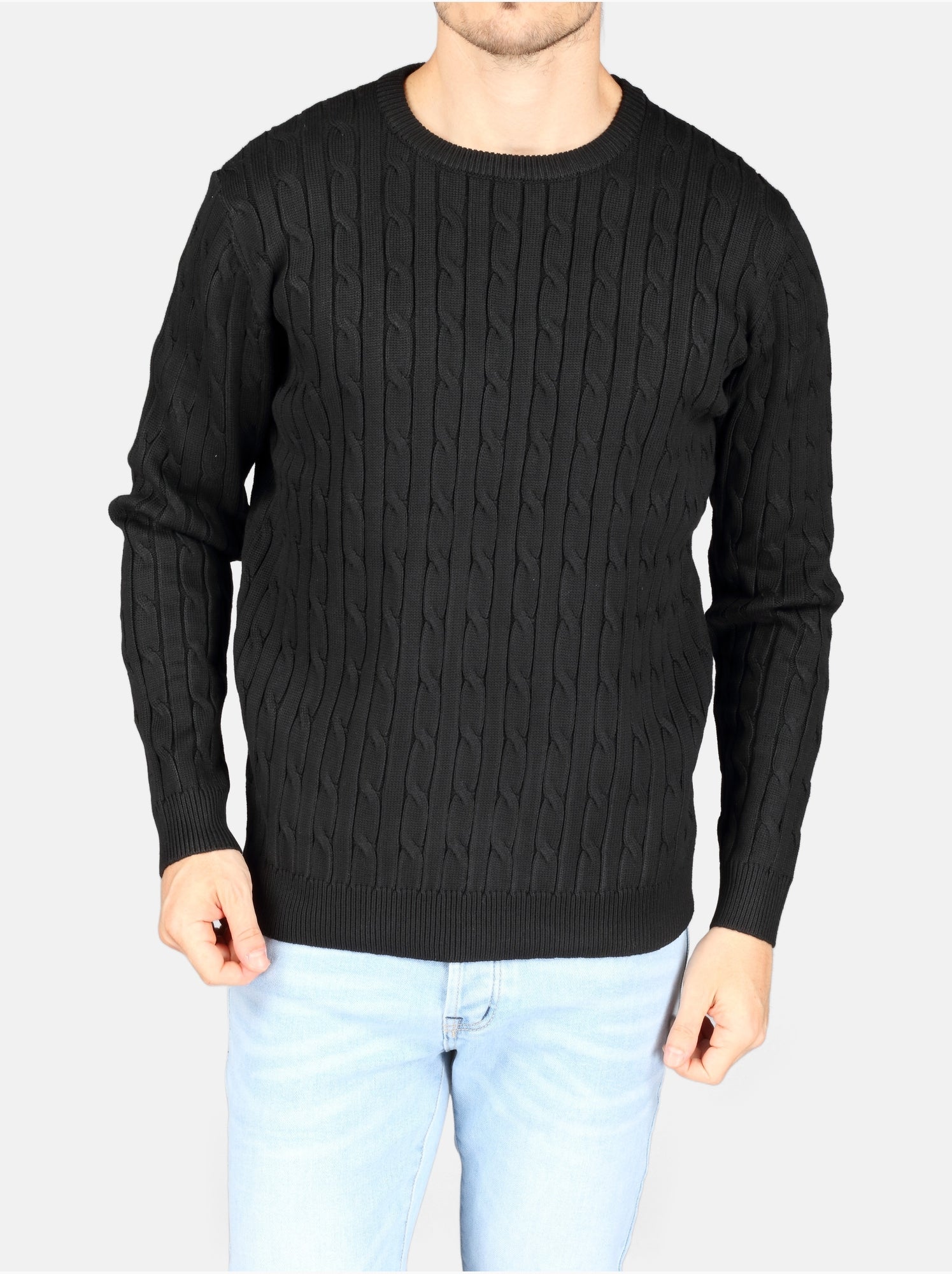 Pull col rond - Kenzarro - Noir