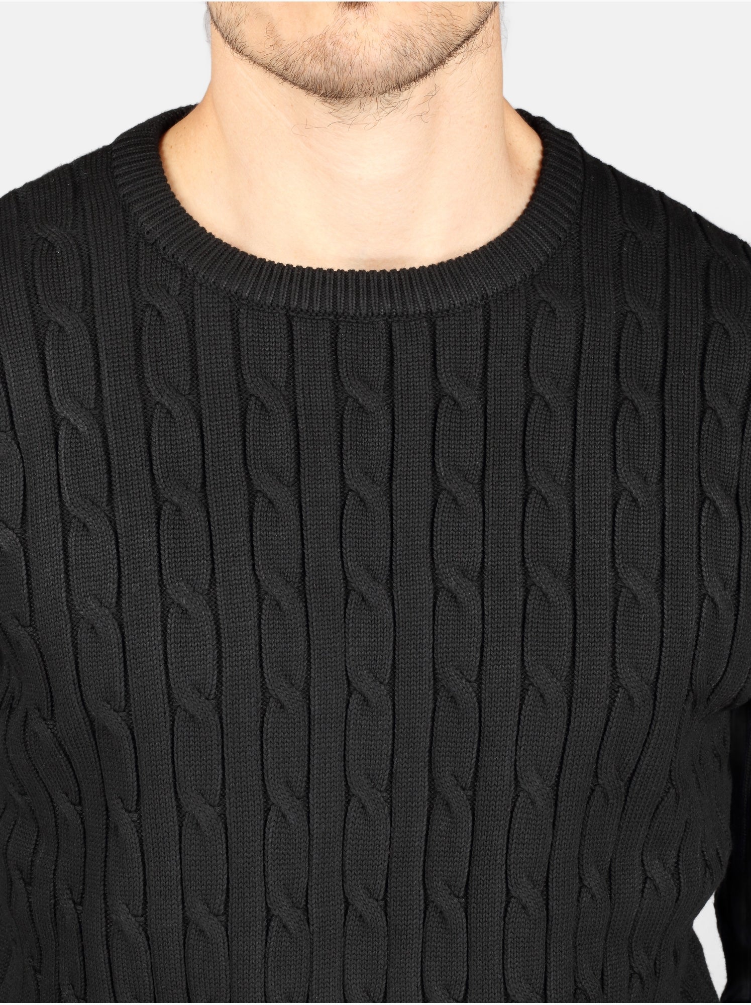 Pull col rond - Kenzarro - Noir