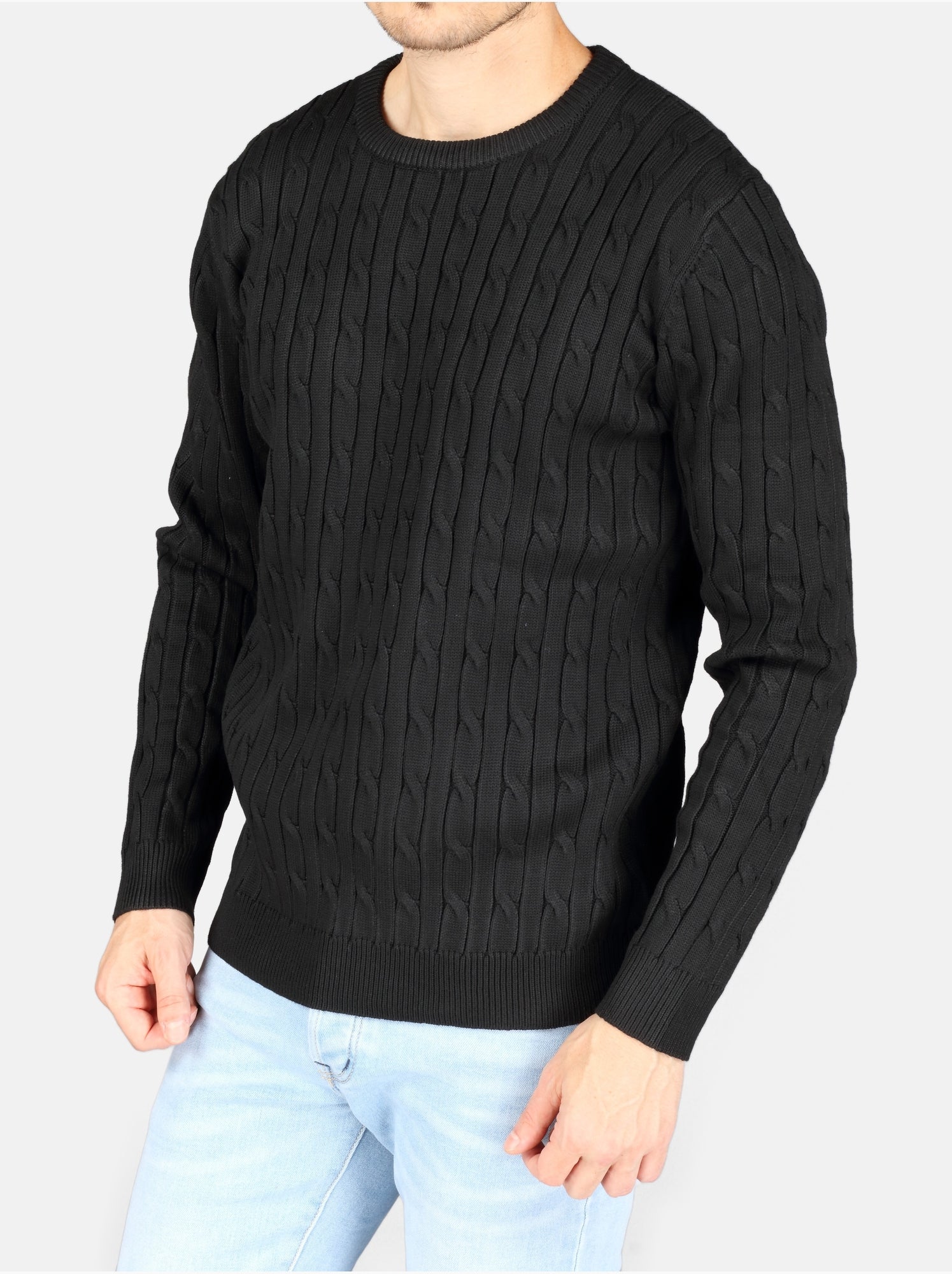 Pull col rond - Kenzarro - Noir