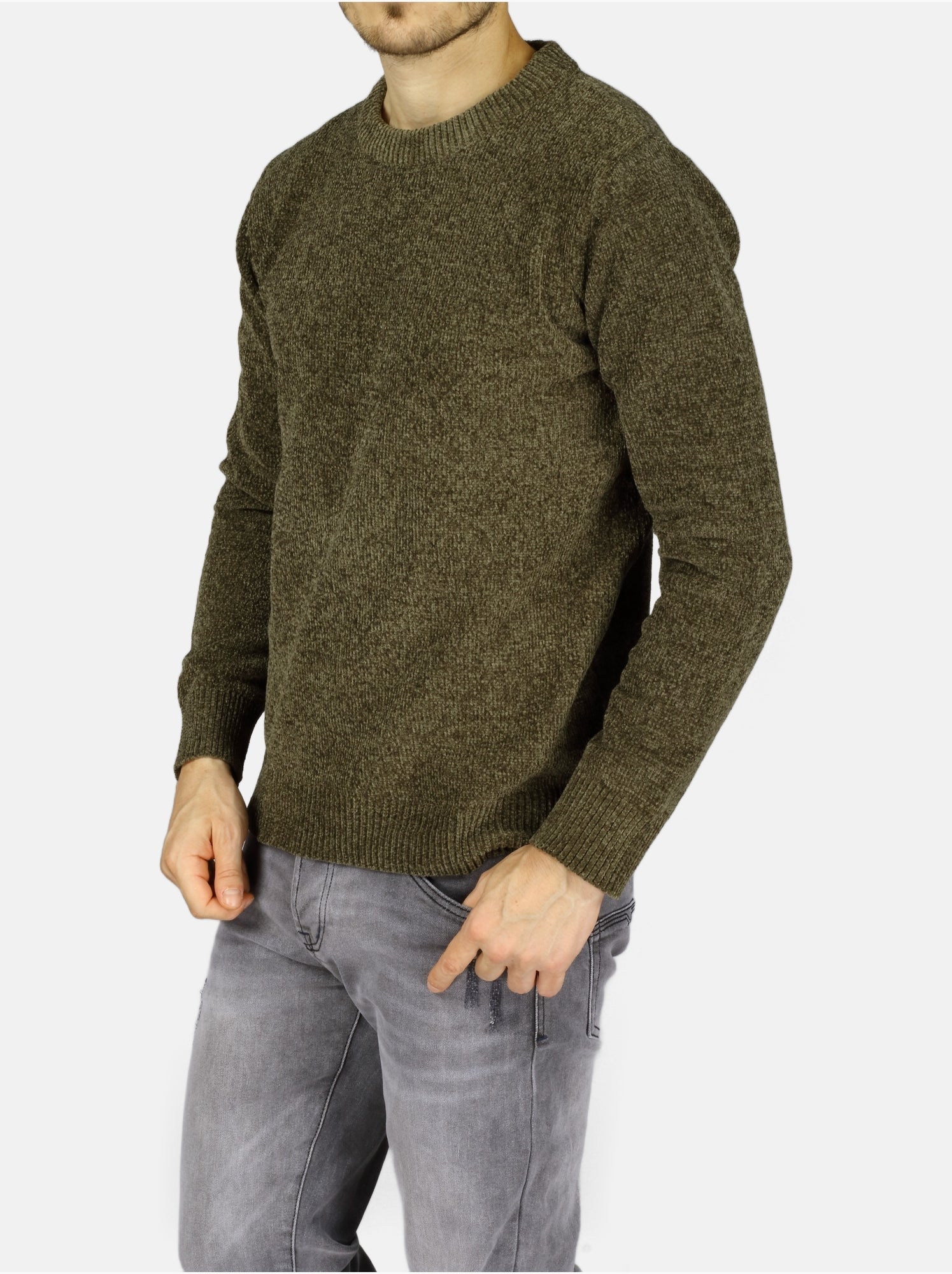 Pull col rond - Kenzarro - Vert