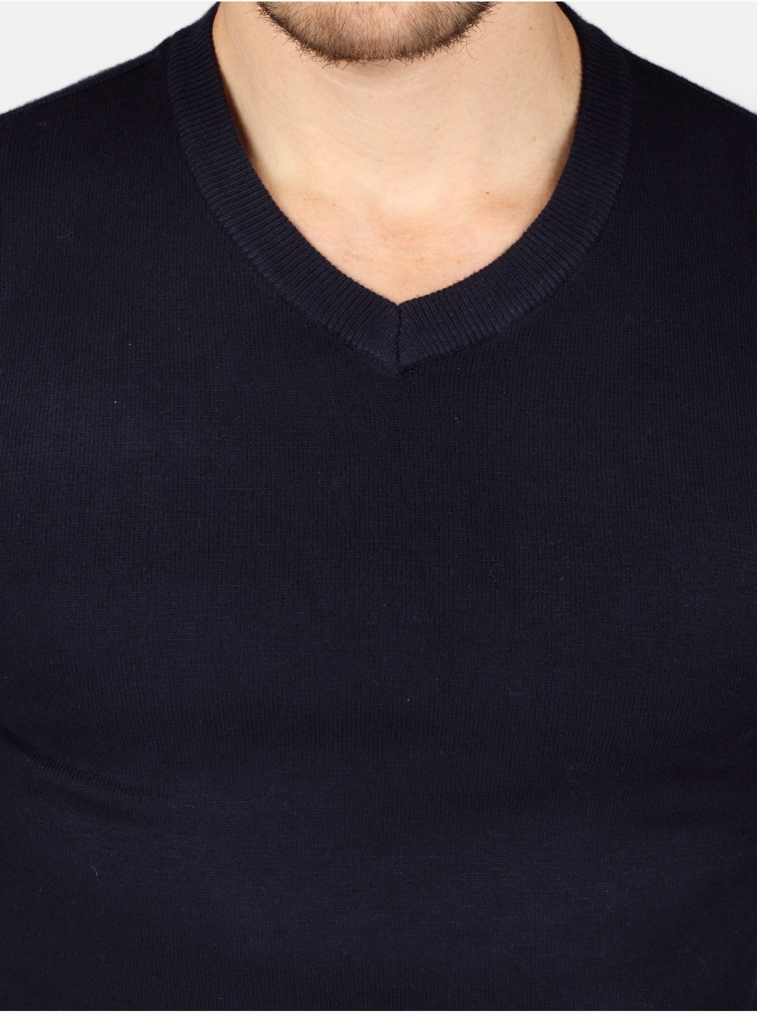 Pull col v - Kenzarro - Bleu