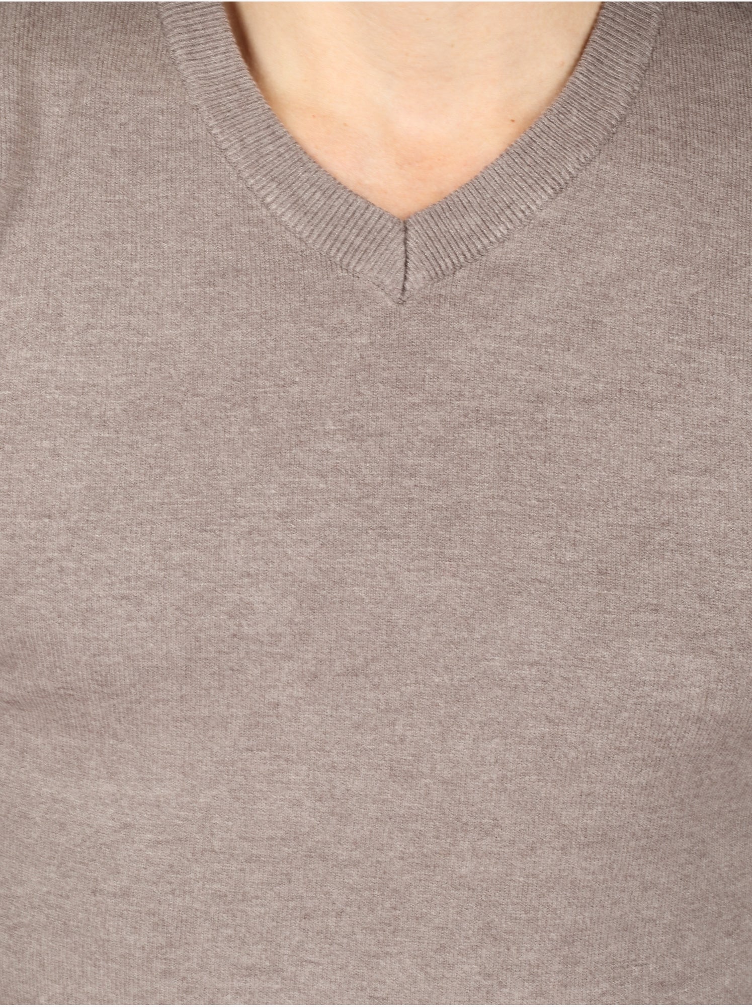 Pull col v - Kenzarro - Gris Beige