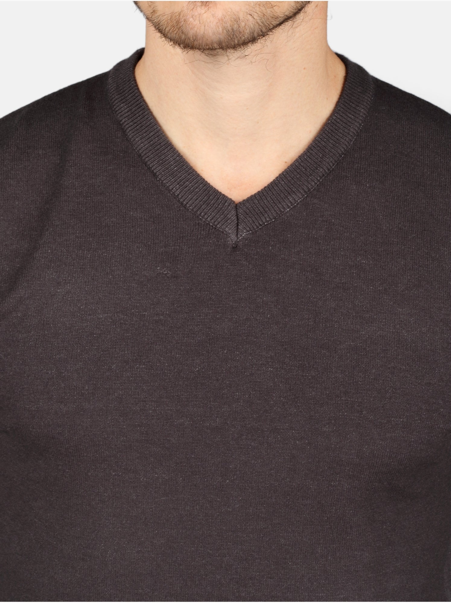 Pull col v - Kenzarro - Gris foncé