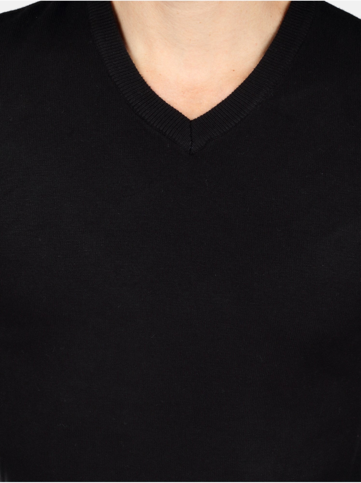 Pull col v - Kenzarro - Noir