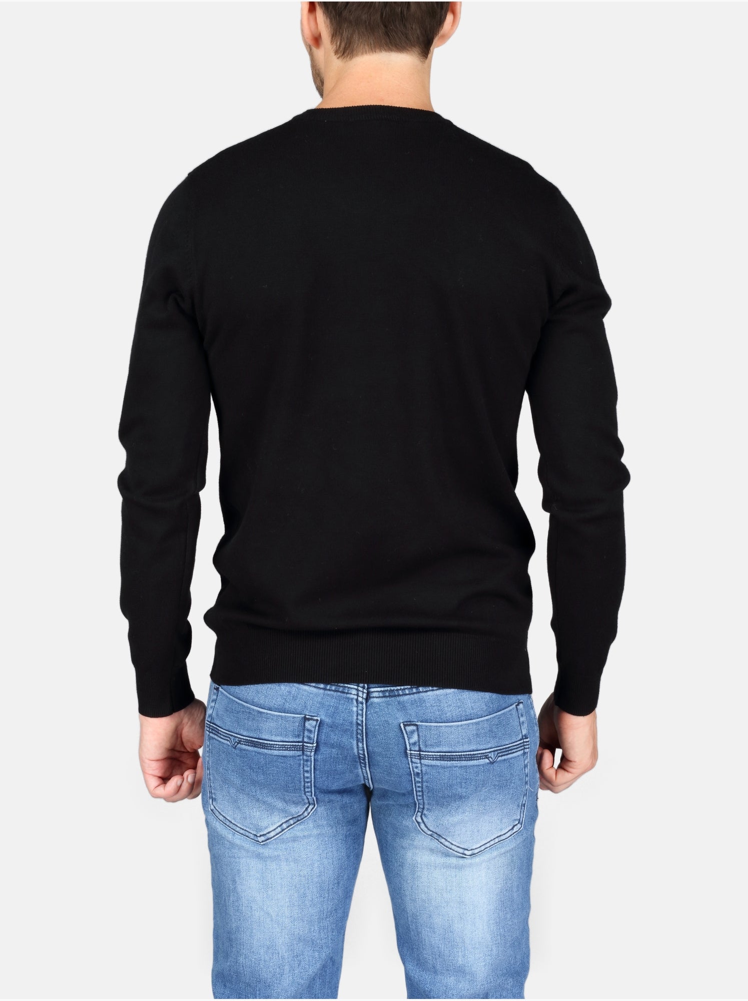 Pull col v - Kenzarro - Noir