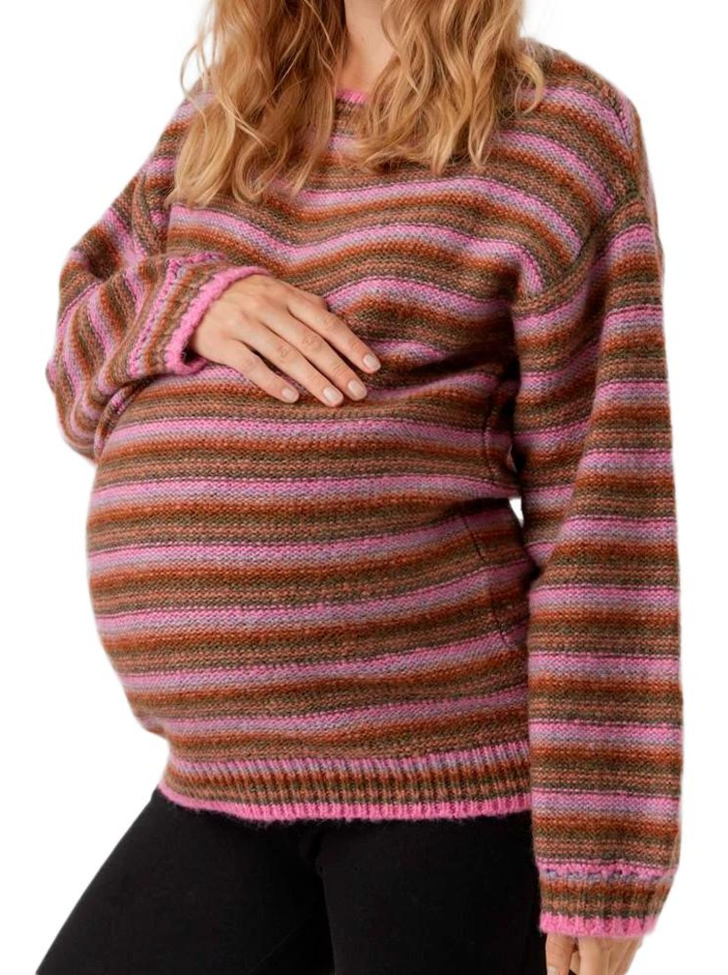 Pull de grossesse femme mamalicious - Rose