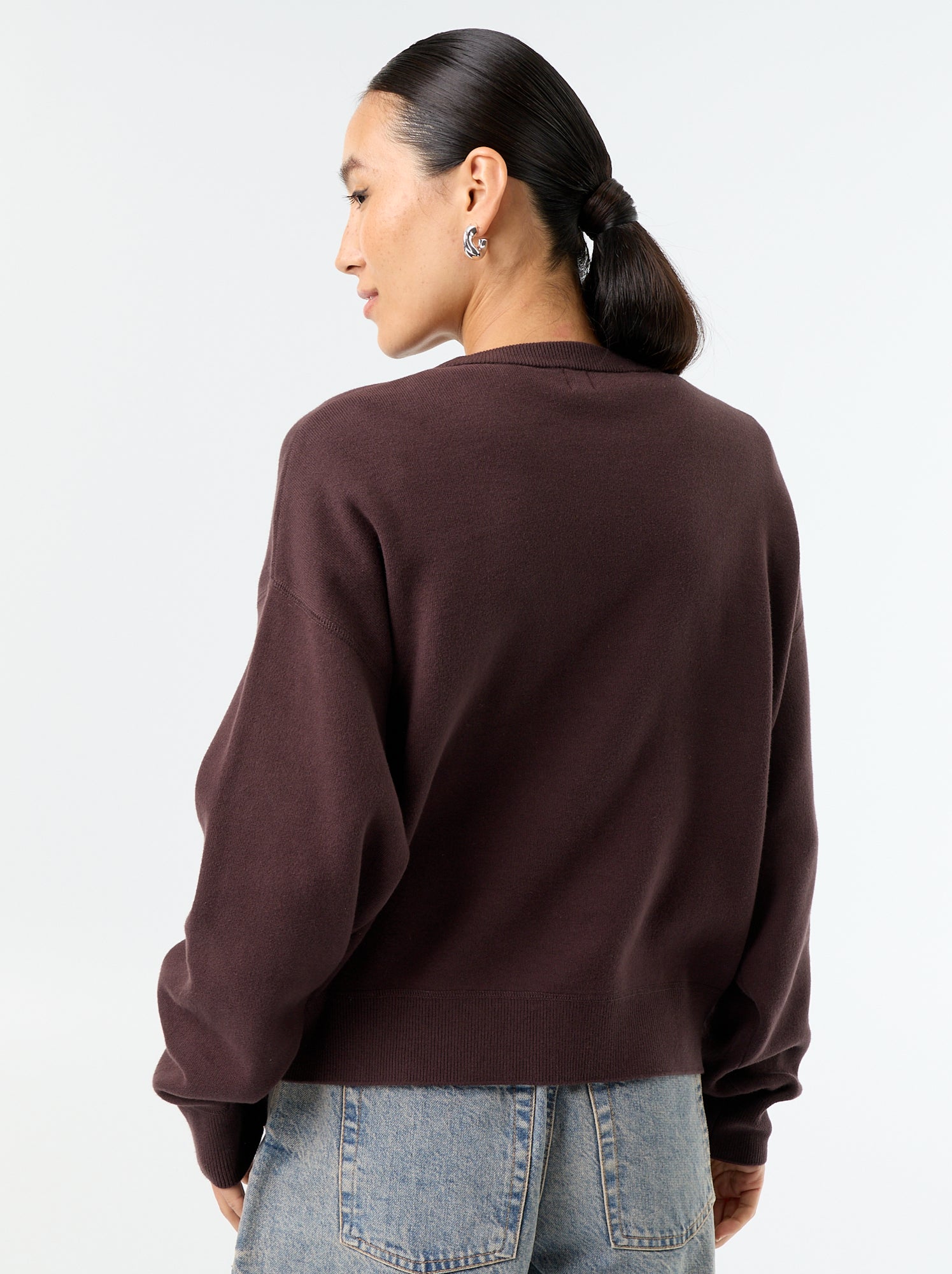 Pull en coton épais - Marron