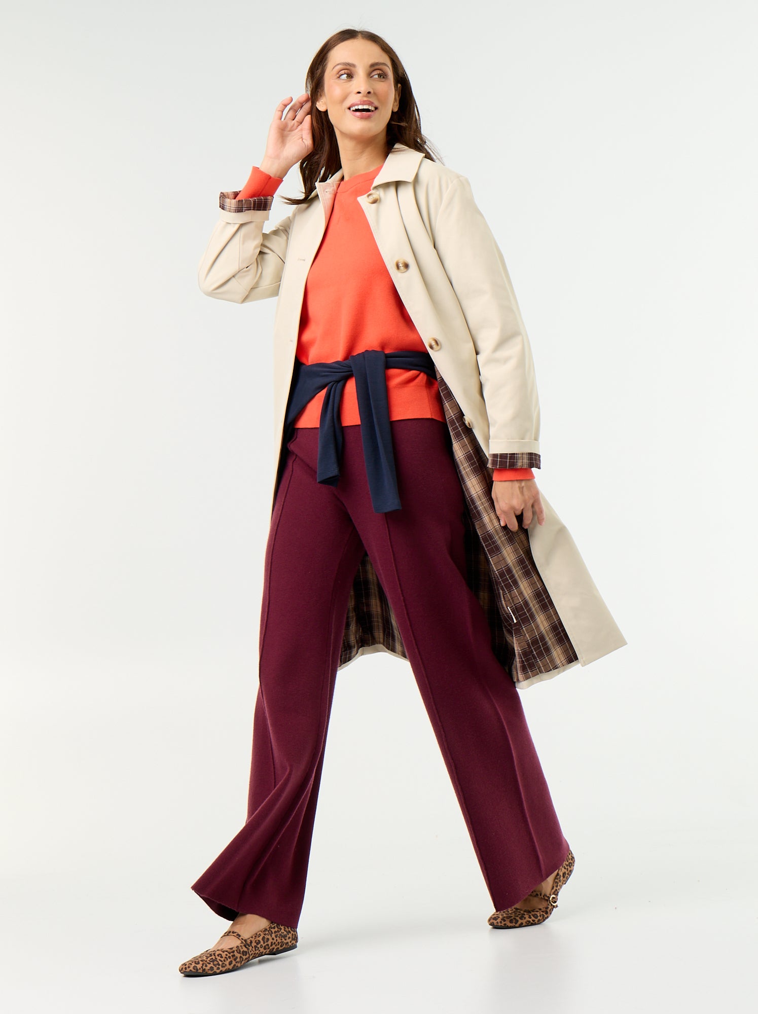 Pull en coton épais - Rouge