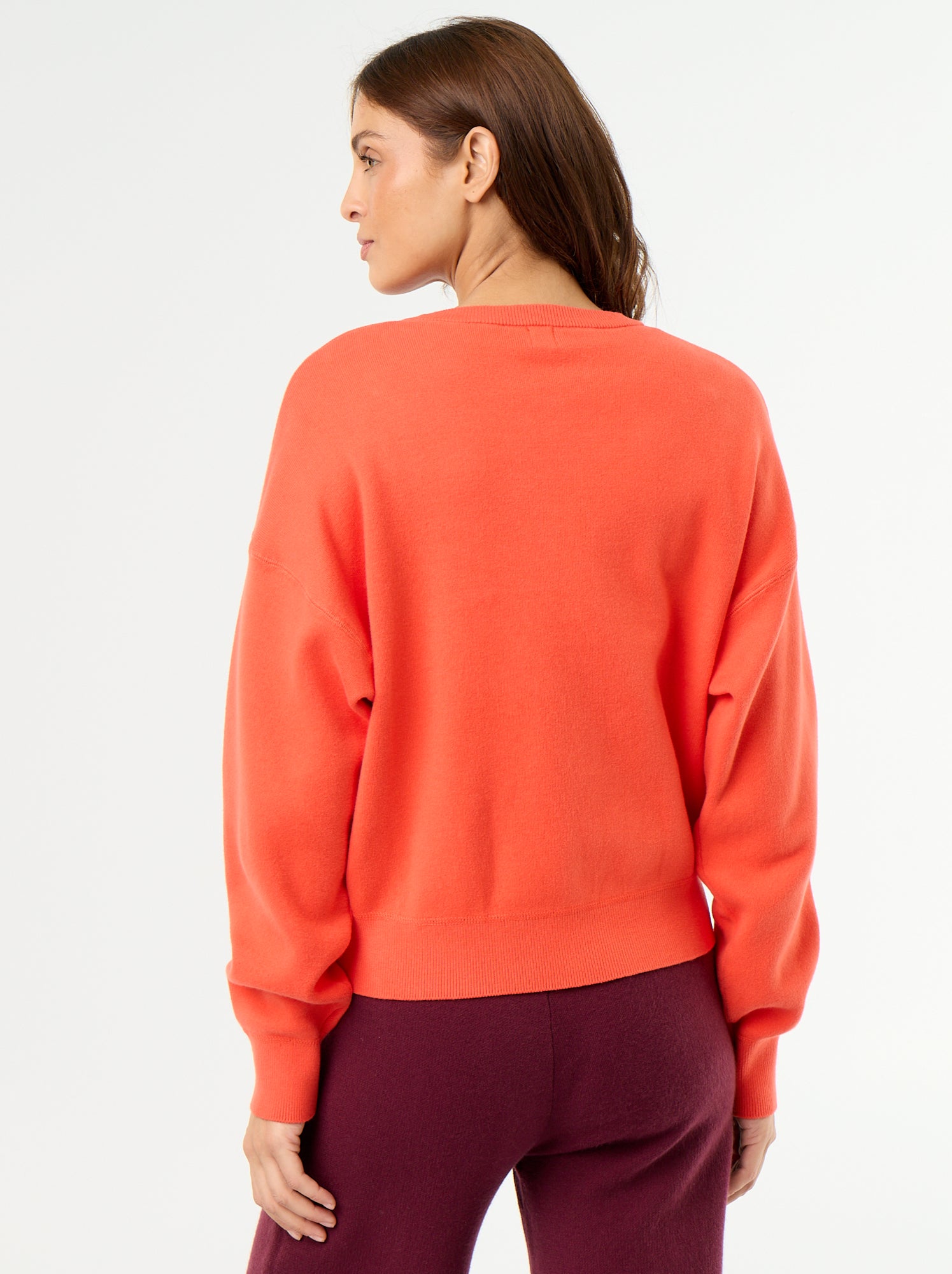Pull en coton épais - Rouge