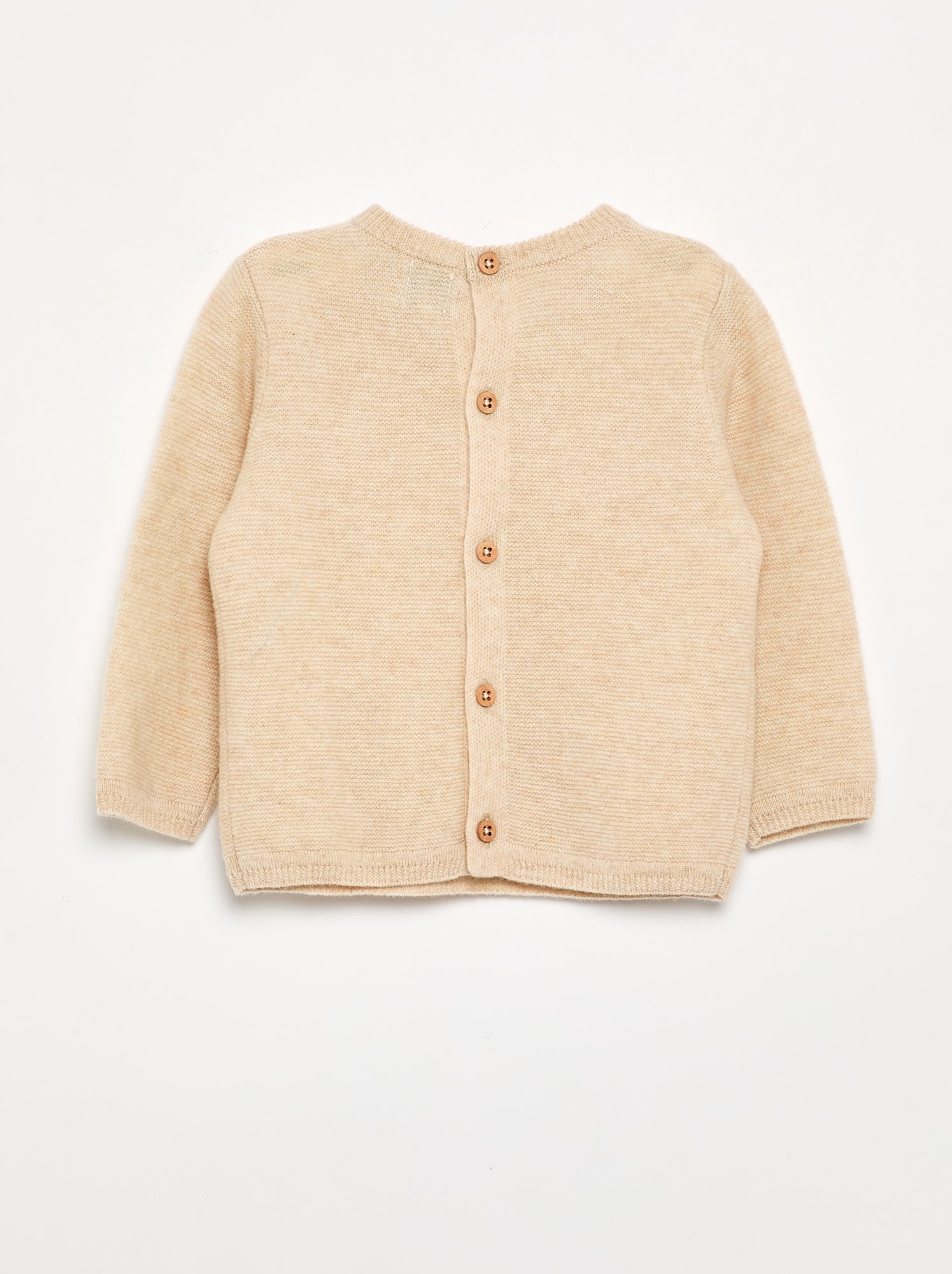 Pull en laine et cachemire - Premium - Beige