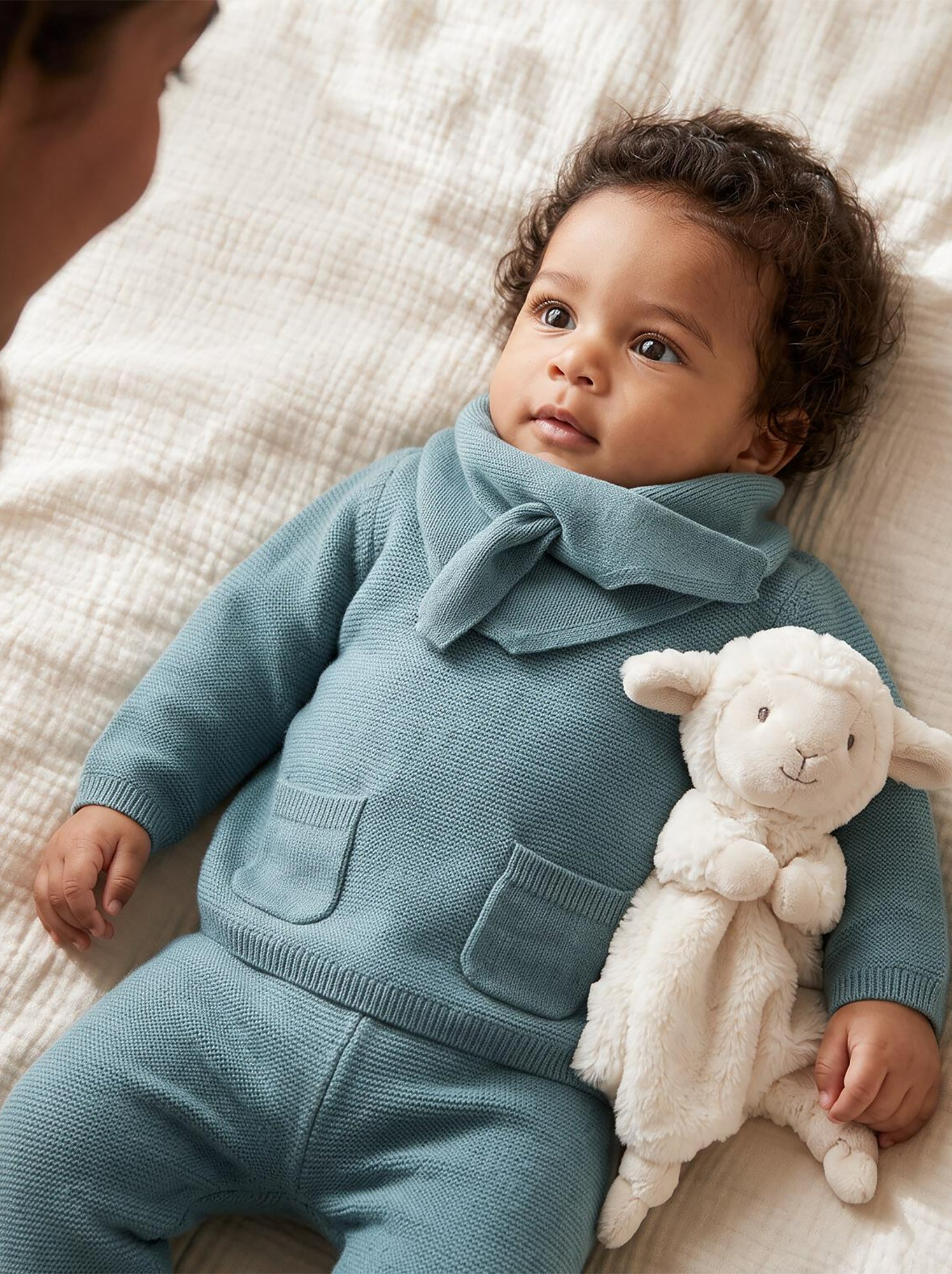 Pull en laine et cachemire - Premium - Bleu