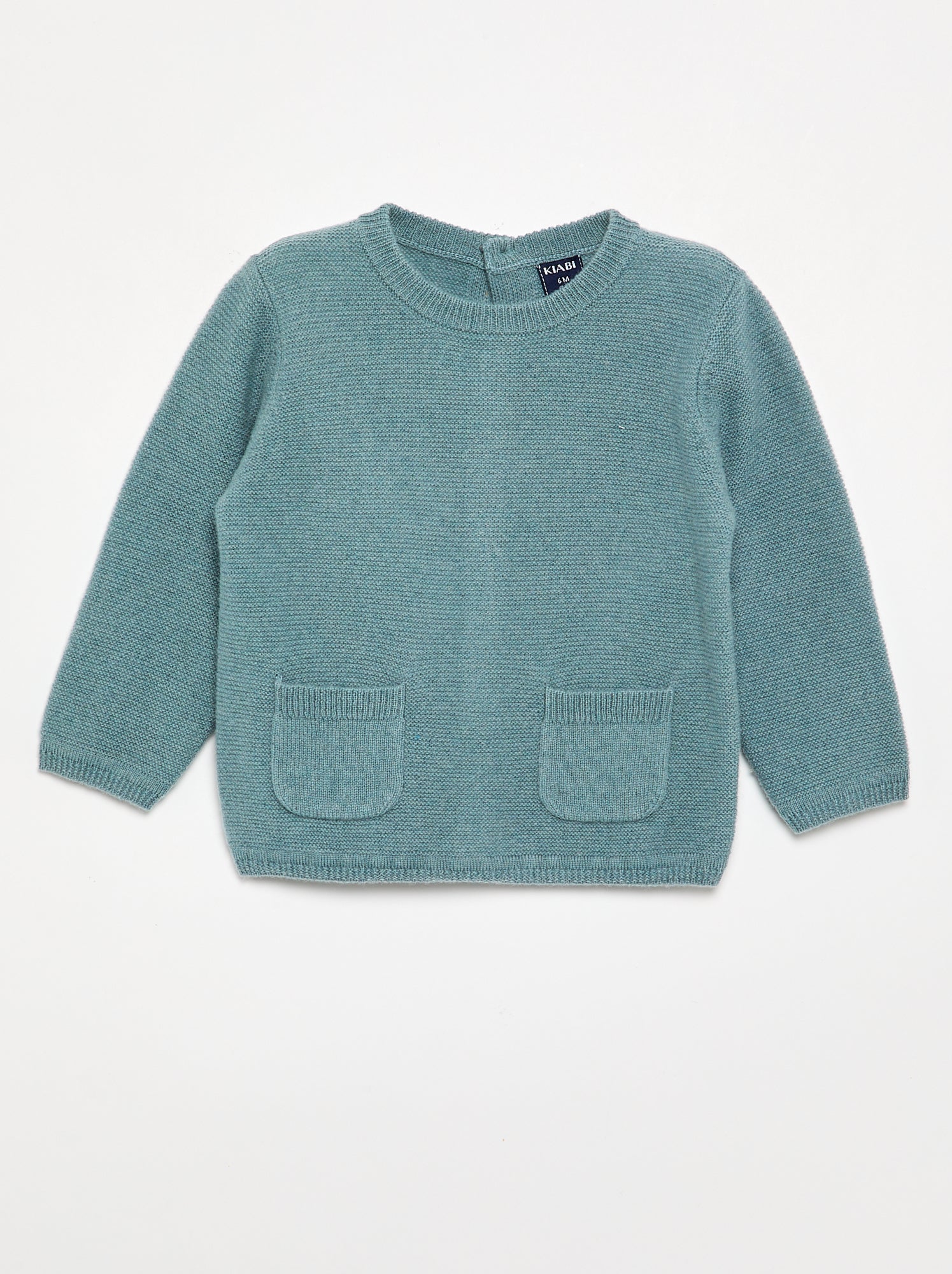 Pull en laine et cachemire - Premium - Bleu