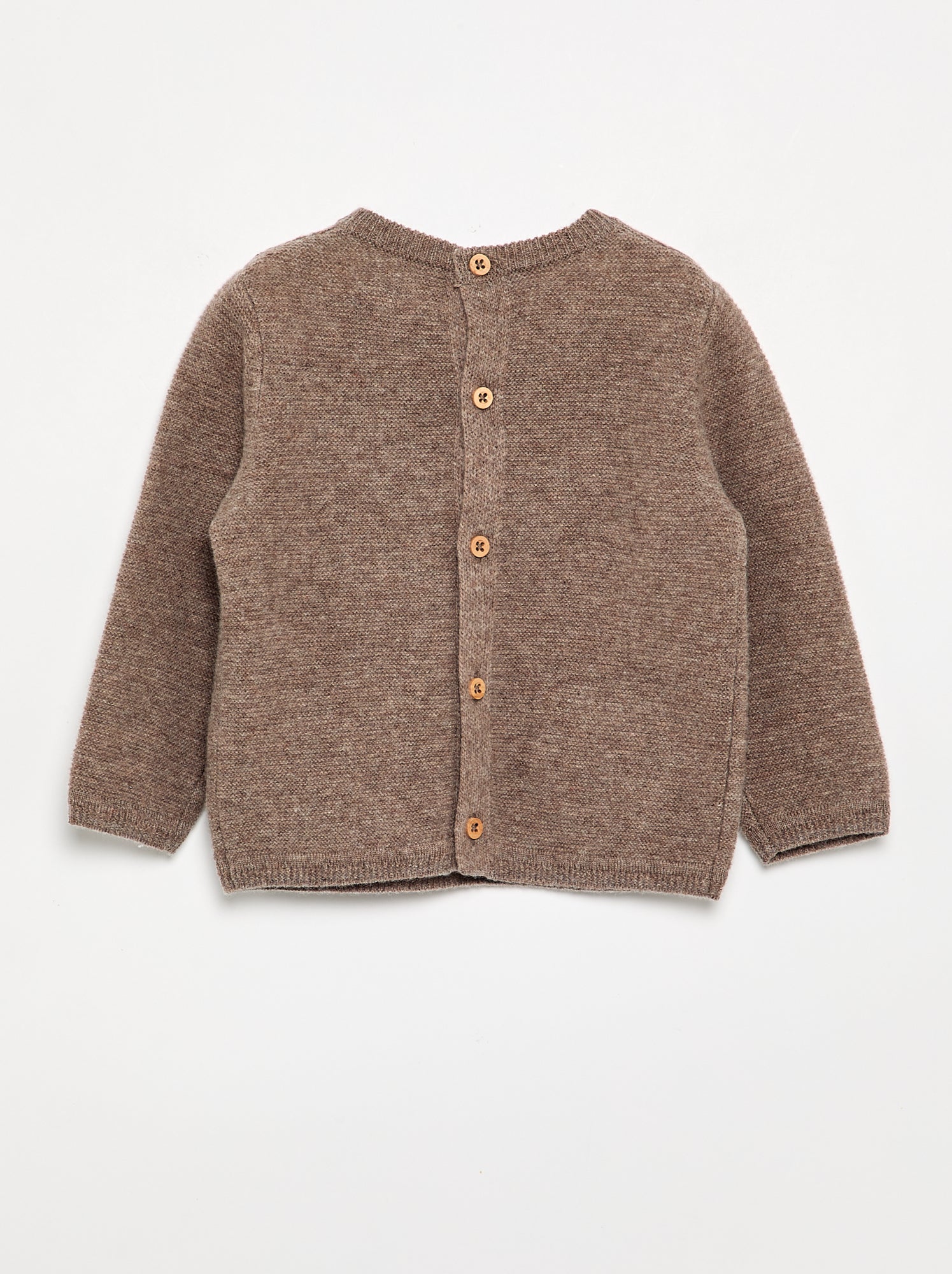 Pull en laine et cachemire - Premium - Marron