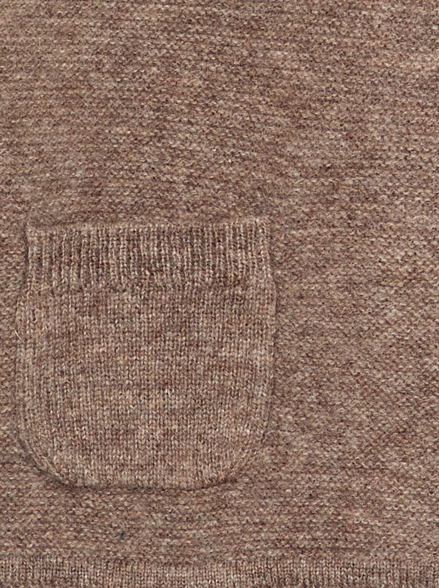 Pull en laine et cachemire - Premium - Marron