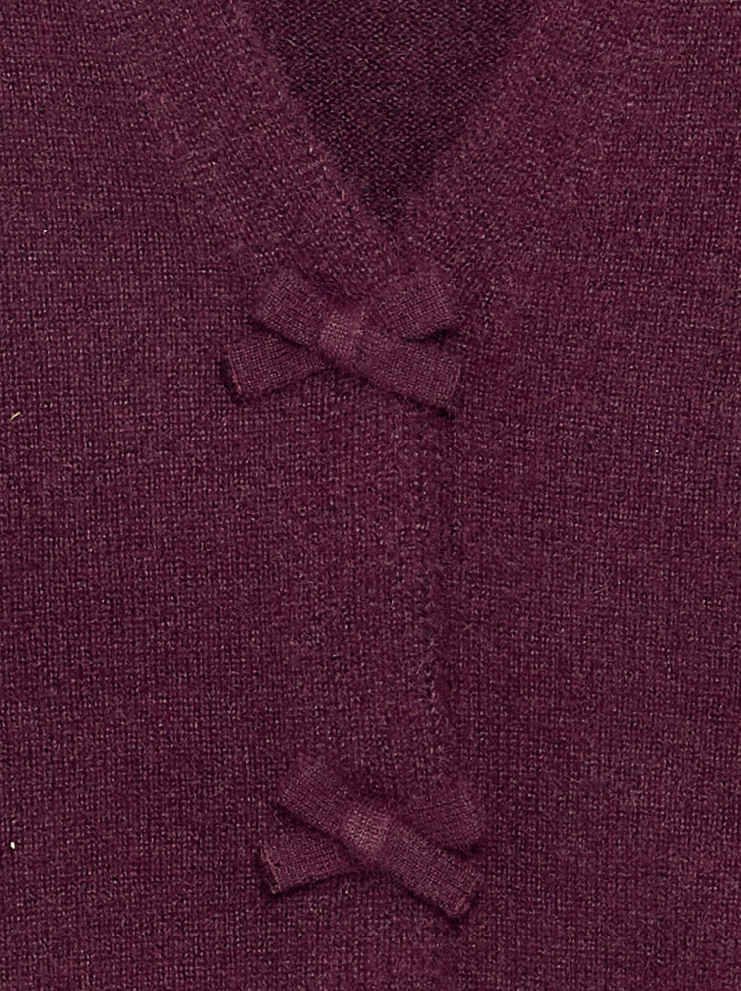 Pull en maille avec ouverture par nœuds - Rose (GJO68_4)