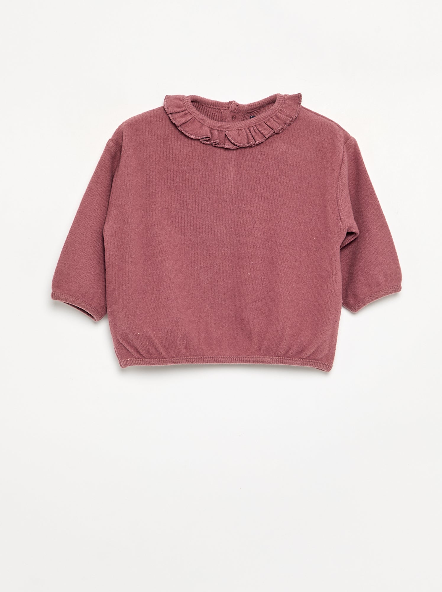 Pull en maille doudou - Rose