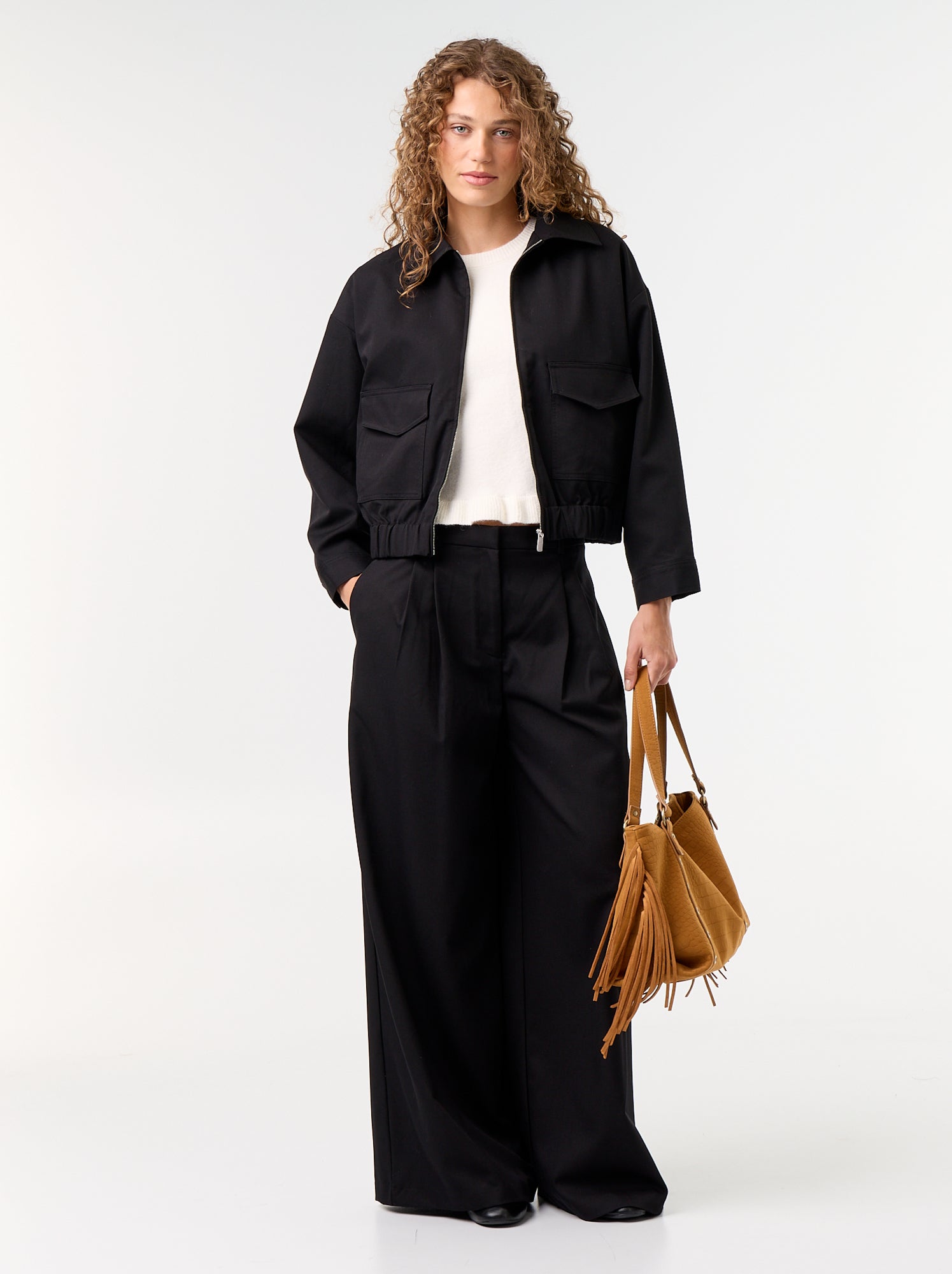 Pull en maille grosse jauge - Blanc