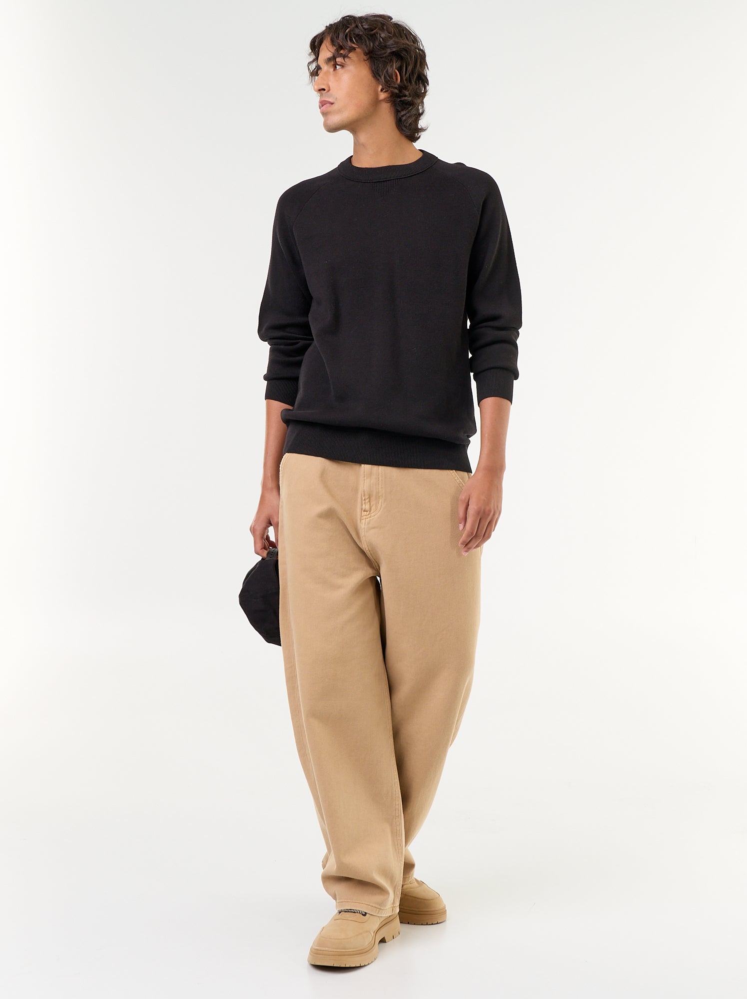 Pull en maille grosse jauge - Noir