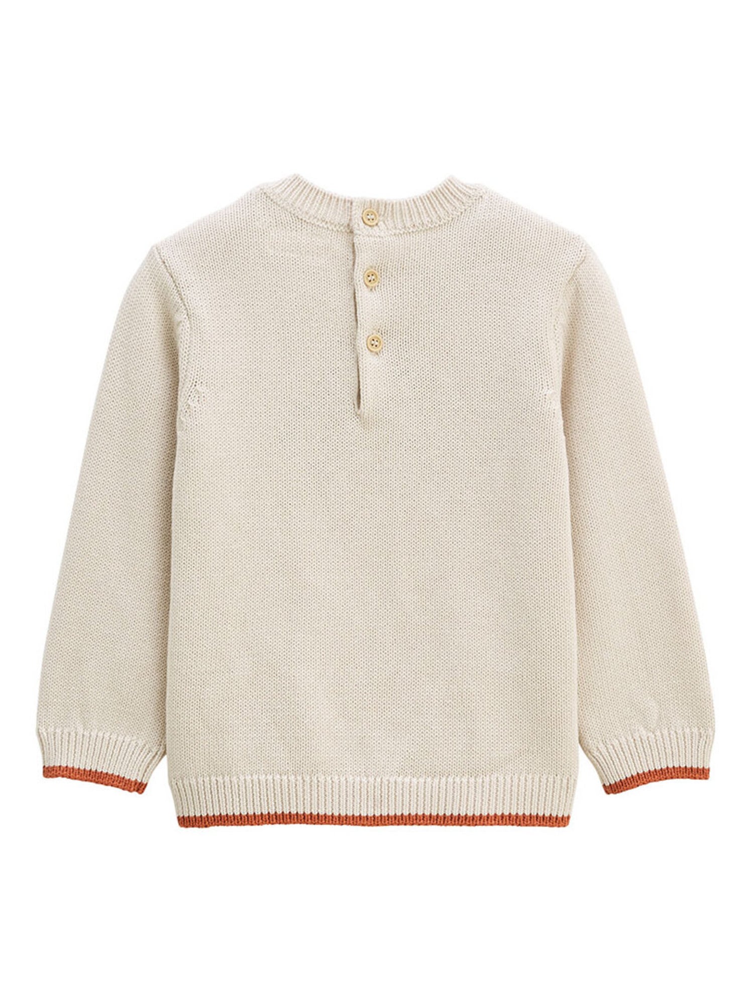 Pull enfant en tricot gustin - Ecru