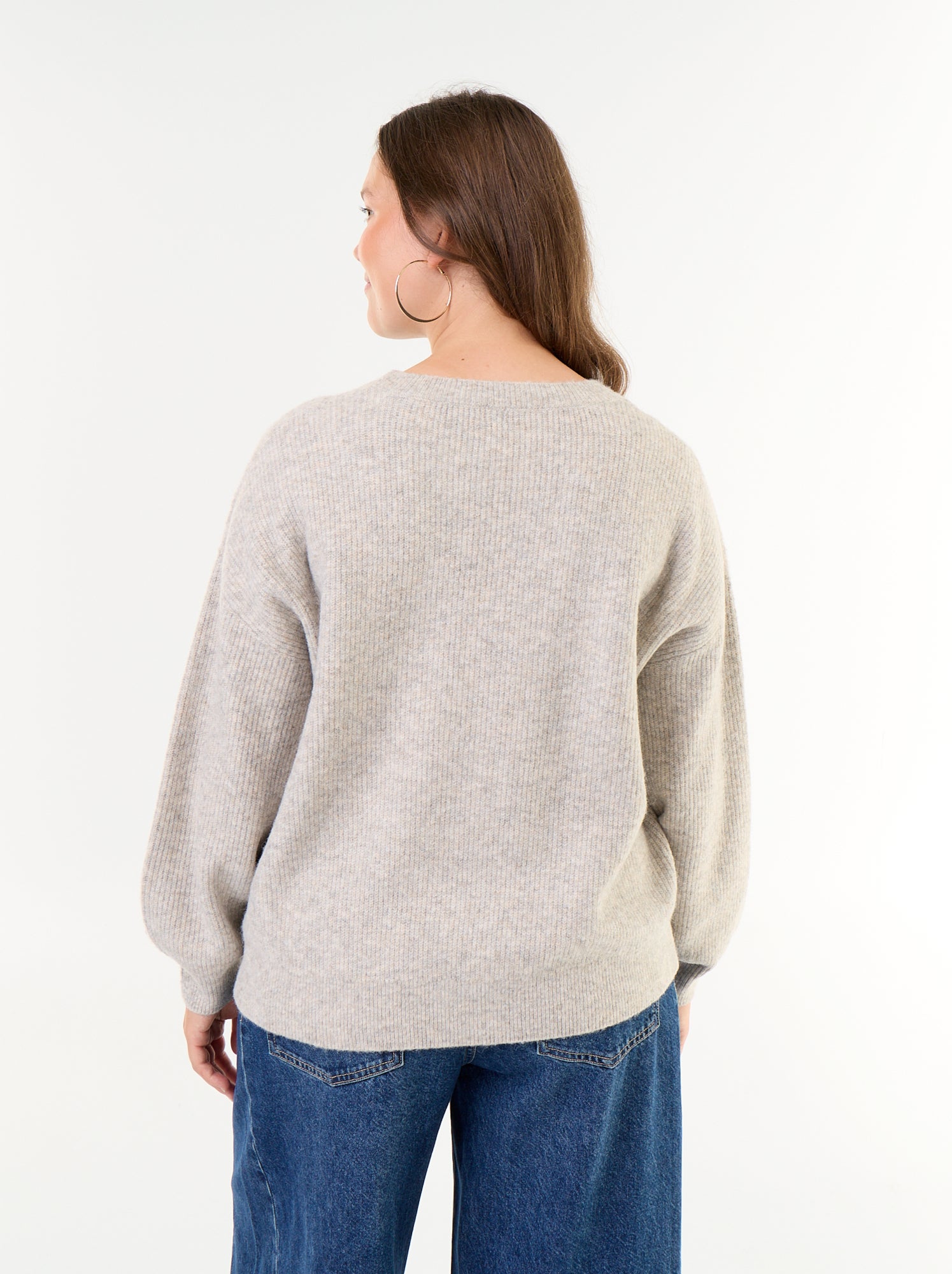 Pull maille torsadée - Beige