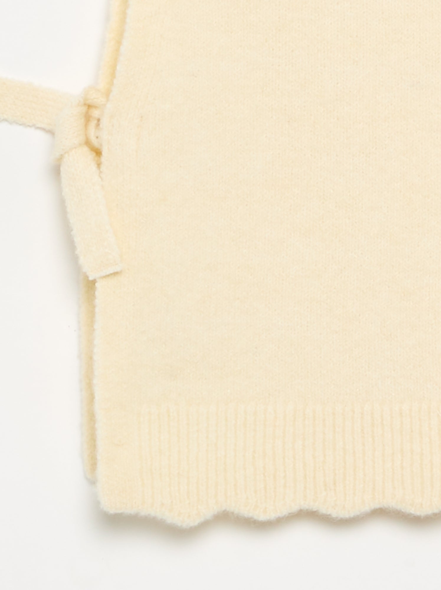 Pull sans manches - Ecru