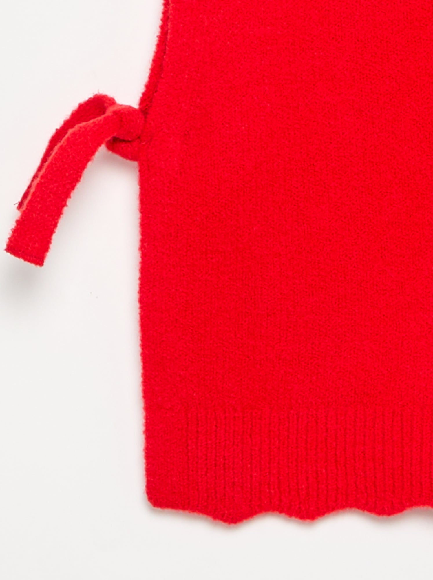 Pull sans manches - Rouge
