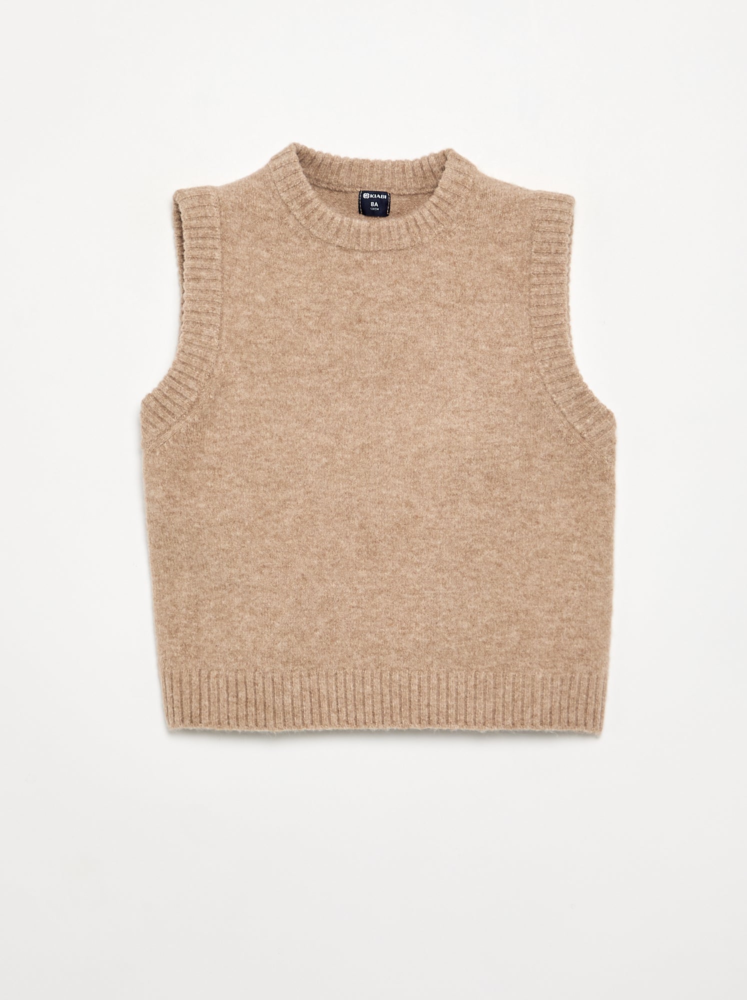 Pull uni sans manches - Beige