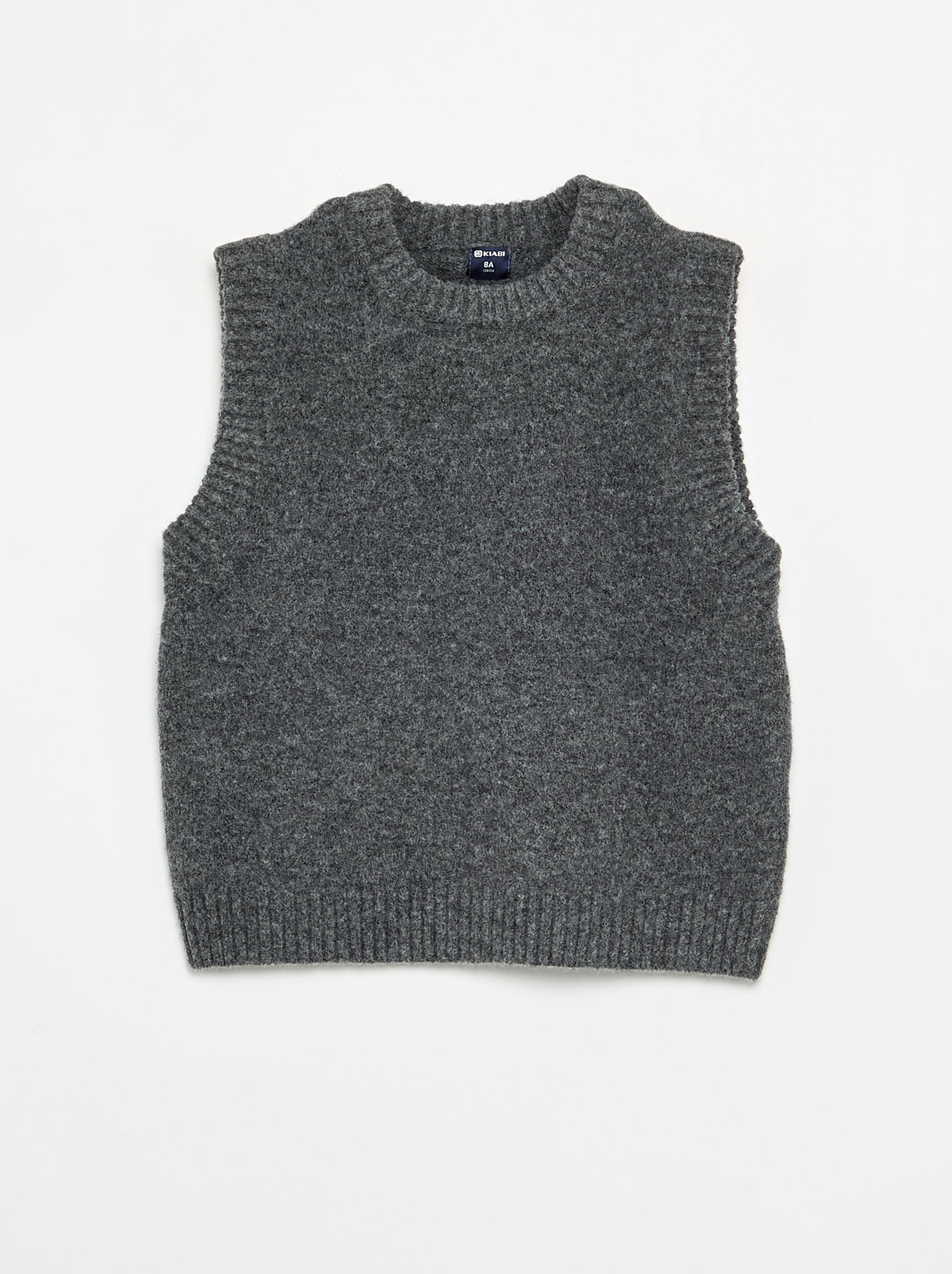 Pull uni sans manches - Gris