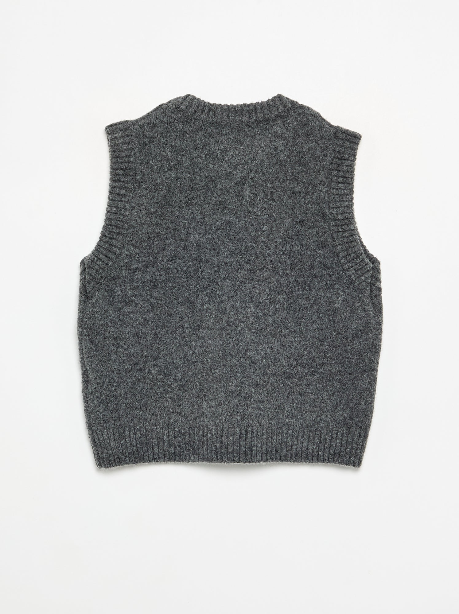 Pull uni sans manches - Gris