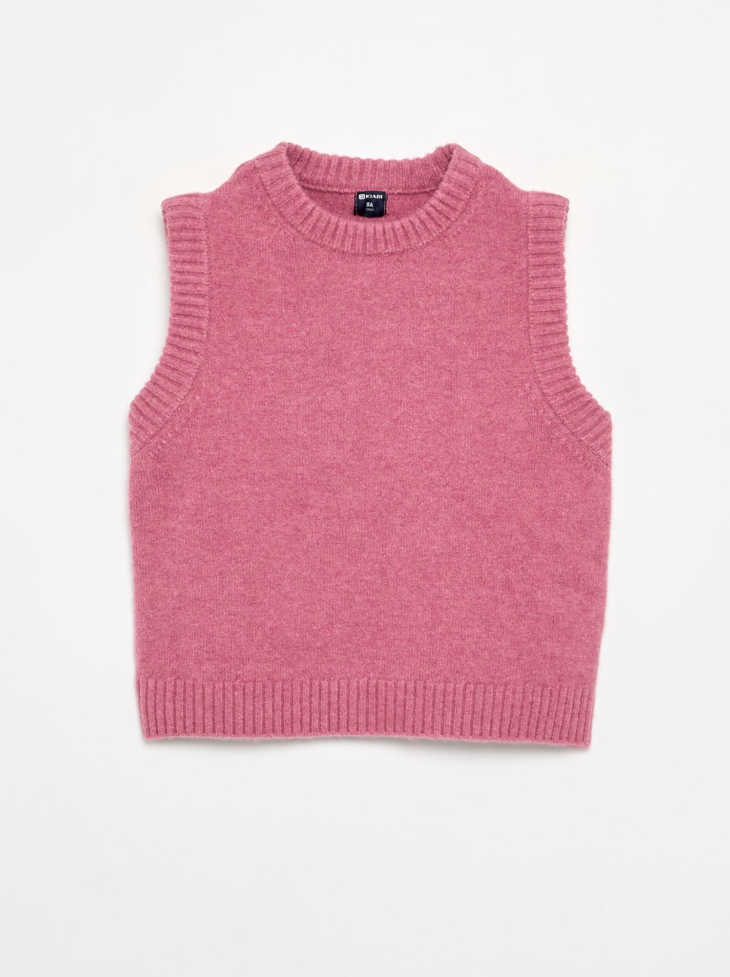 Pull uni sans manches - Rose (GJO78_4)