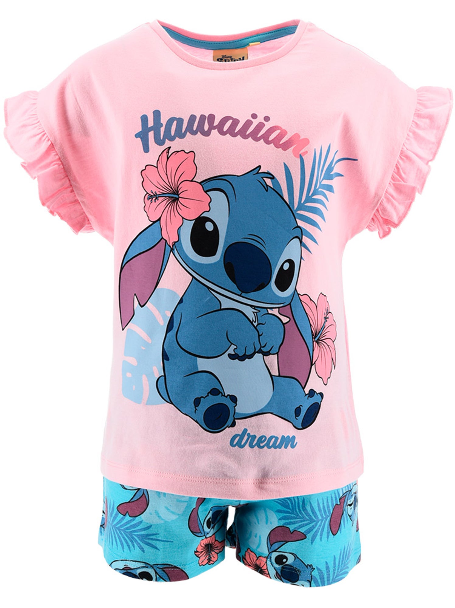 Pyjacourt lilo & stitch   | licence officielle - Rose