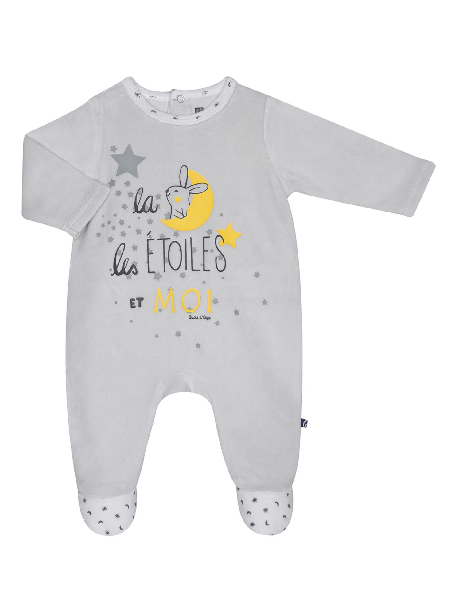 Pyjama 1 piece bebe fernando - Gris