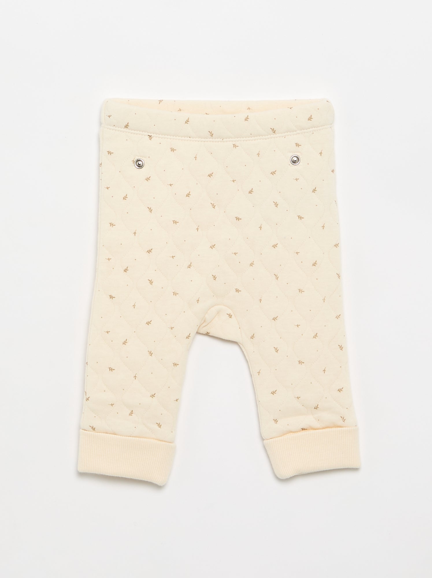 Pyjama 2 pièces ajustable matelassé - Blanc