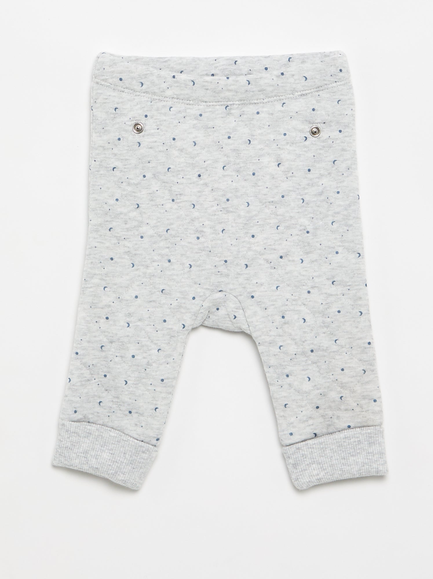 Pyjama 2 pièces ajustable matelassé - Gris