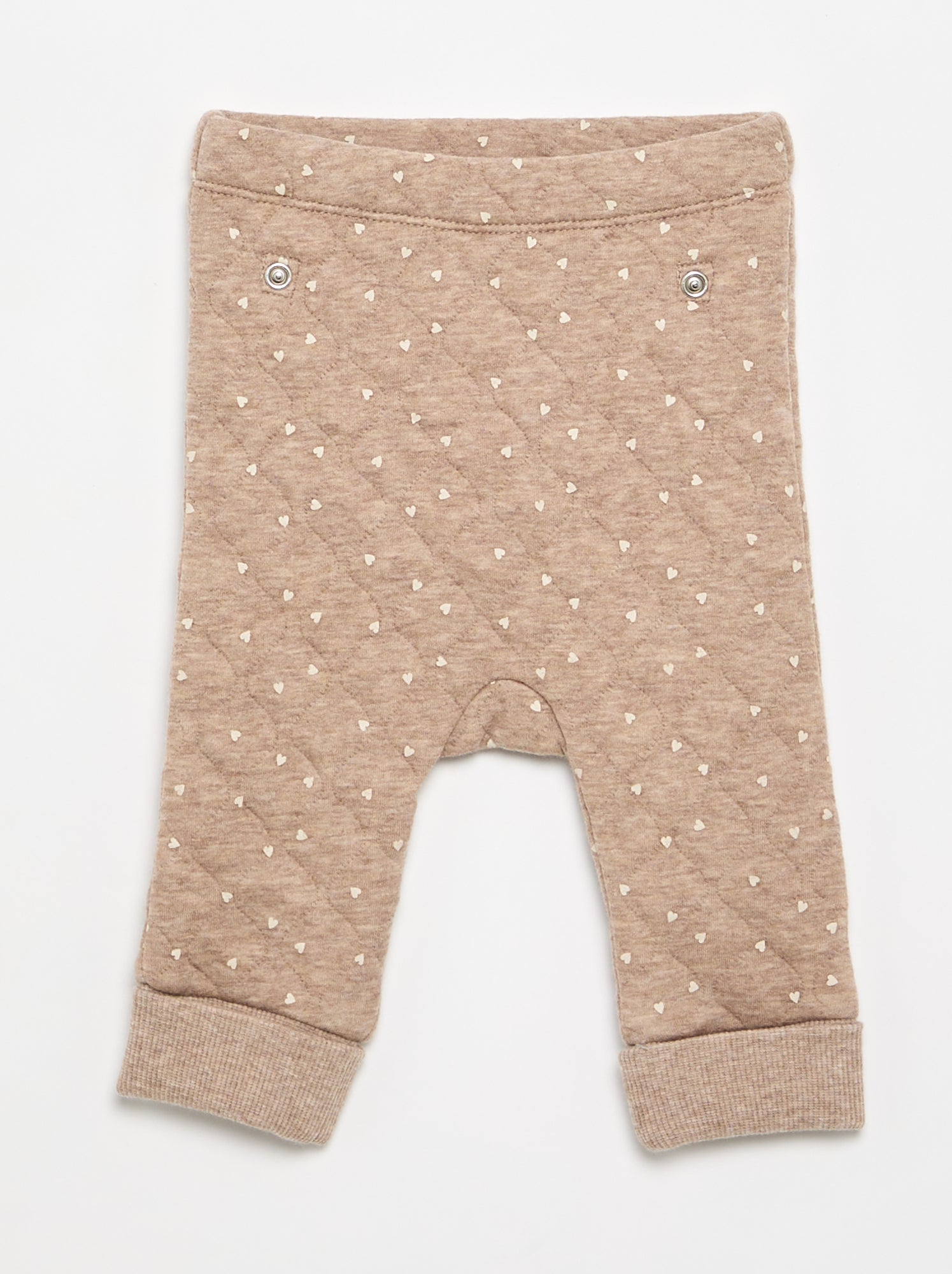 Pyjama 2 pièces ajustable matelassé - Marron