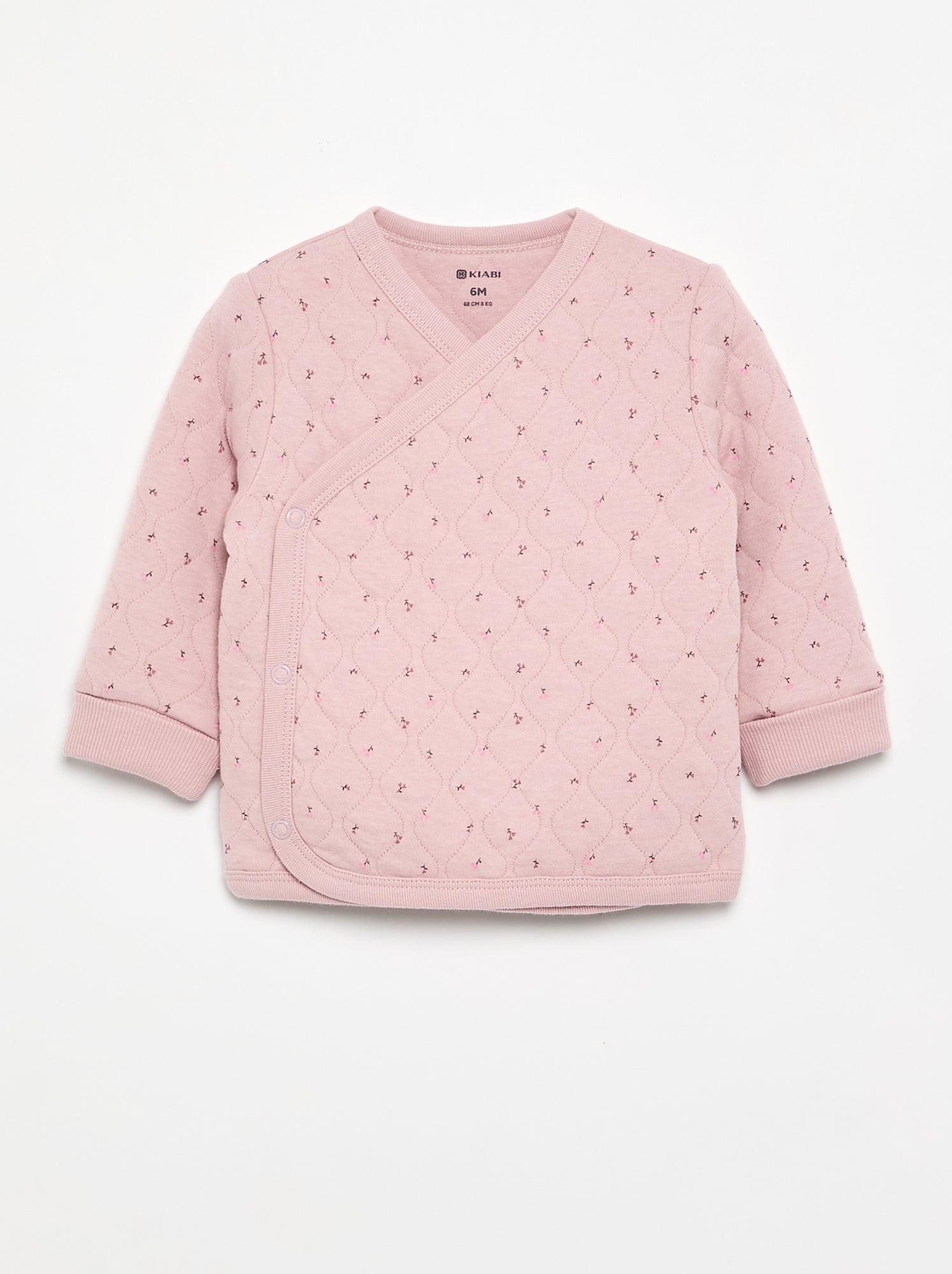 Pyjama 2 pièces ajustable matelassé - Rose