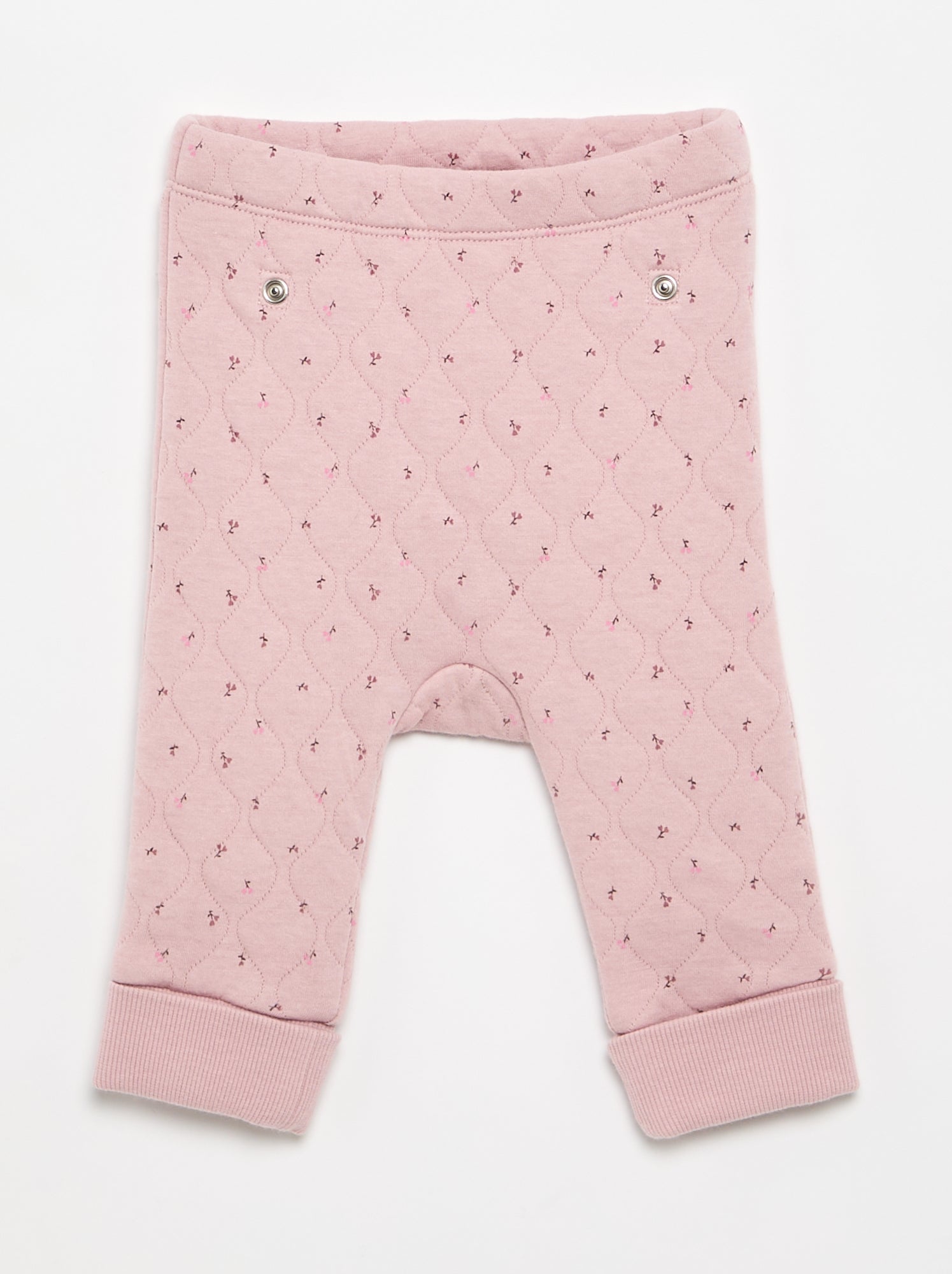 Pyjama 2 pièces ajustable matelassé - Rose