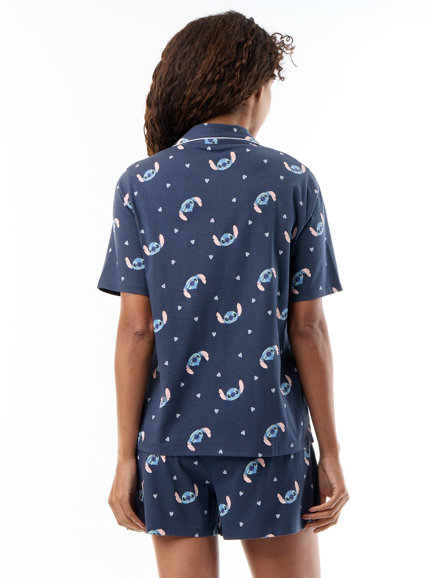 Pyjama 2 pièces 'Disney' en coton imprimé - Bleu