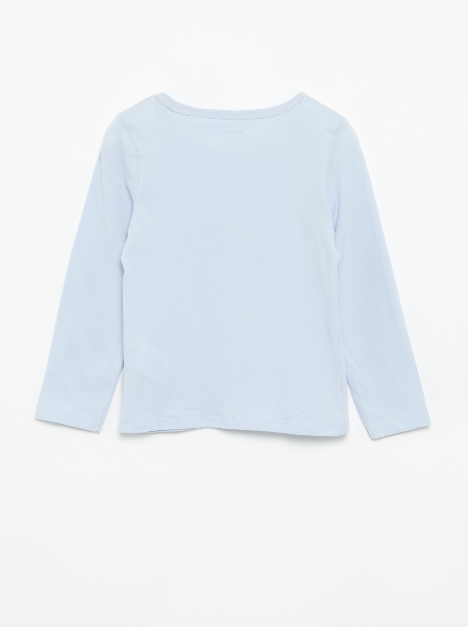 Pyjama 2 pièces en jersey - Bleu (FZU04_6)