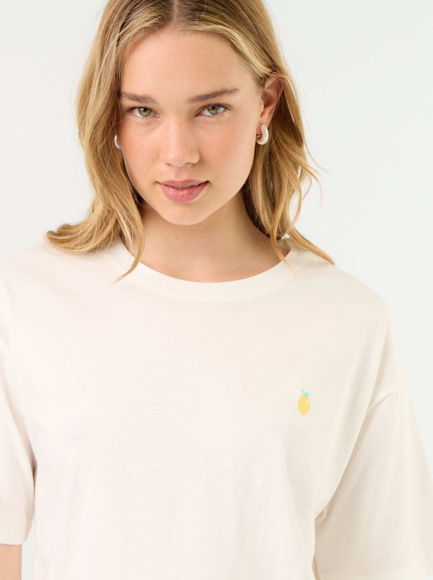 Pyjama 2 pièces en jersey de coton - T-shirt + short - Blanc