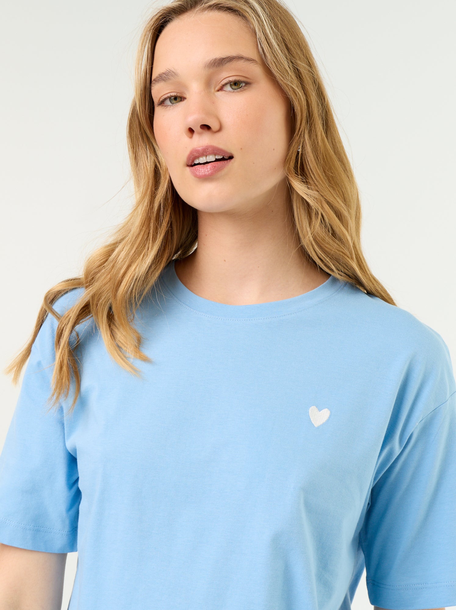 Pyjama 2 pièces en jersey de coton - T-shirt + short - Bleu