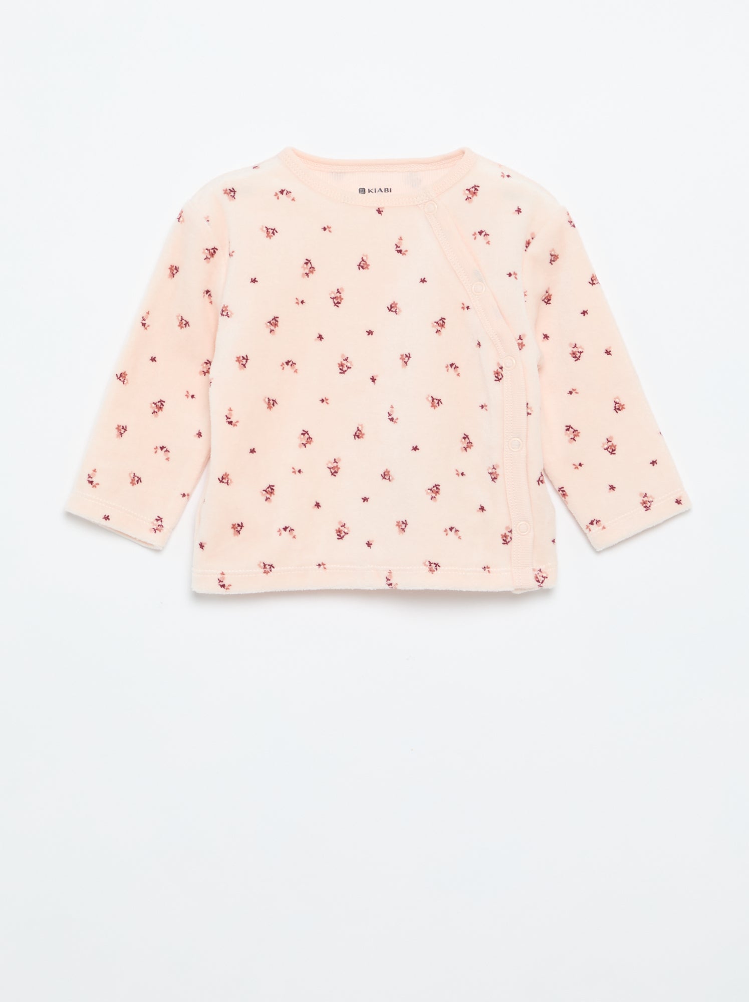 Pyjama 2 pièces en velours - Rose