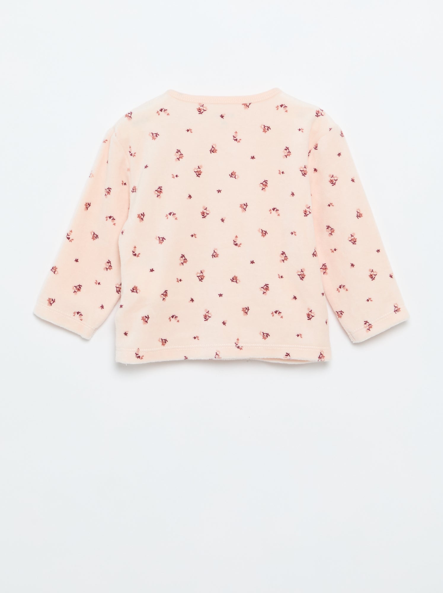 Pyjama 2 pièces en velours - Rose