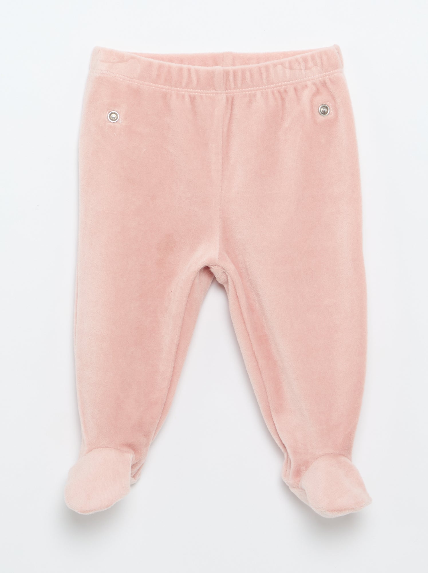 Pyjama 2 pièces en velours - Rose