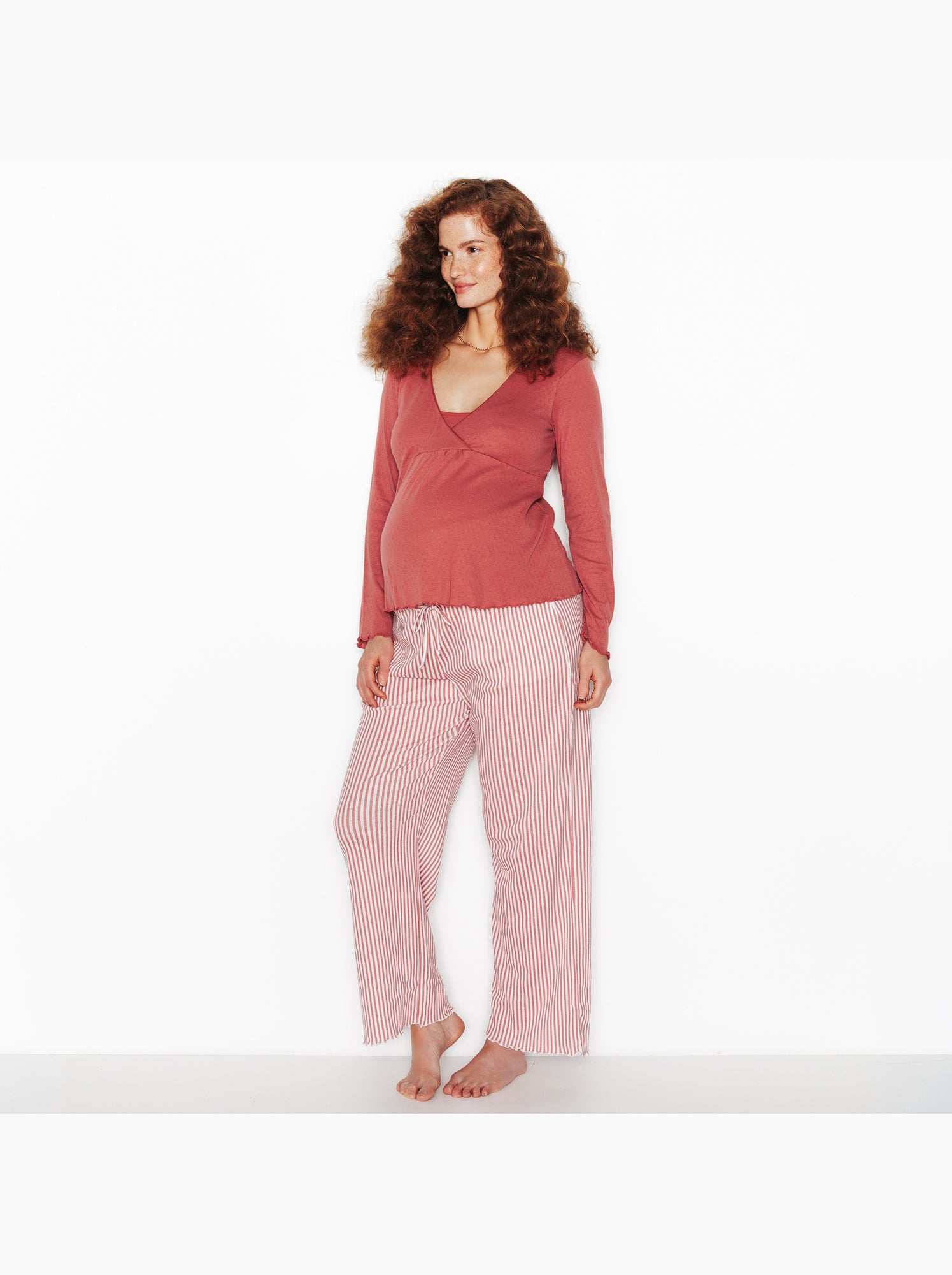Pyjama 2 pieces grossesse - rougegorge lingerie - Rose/Multicolore