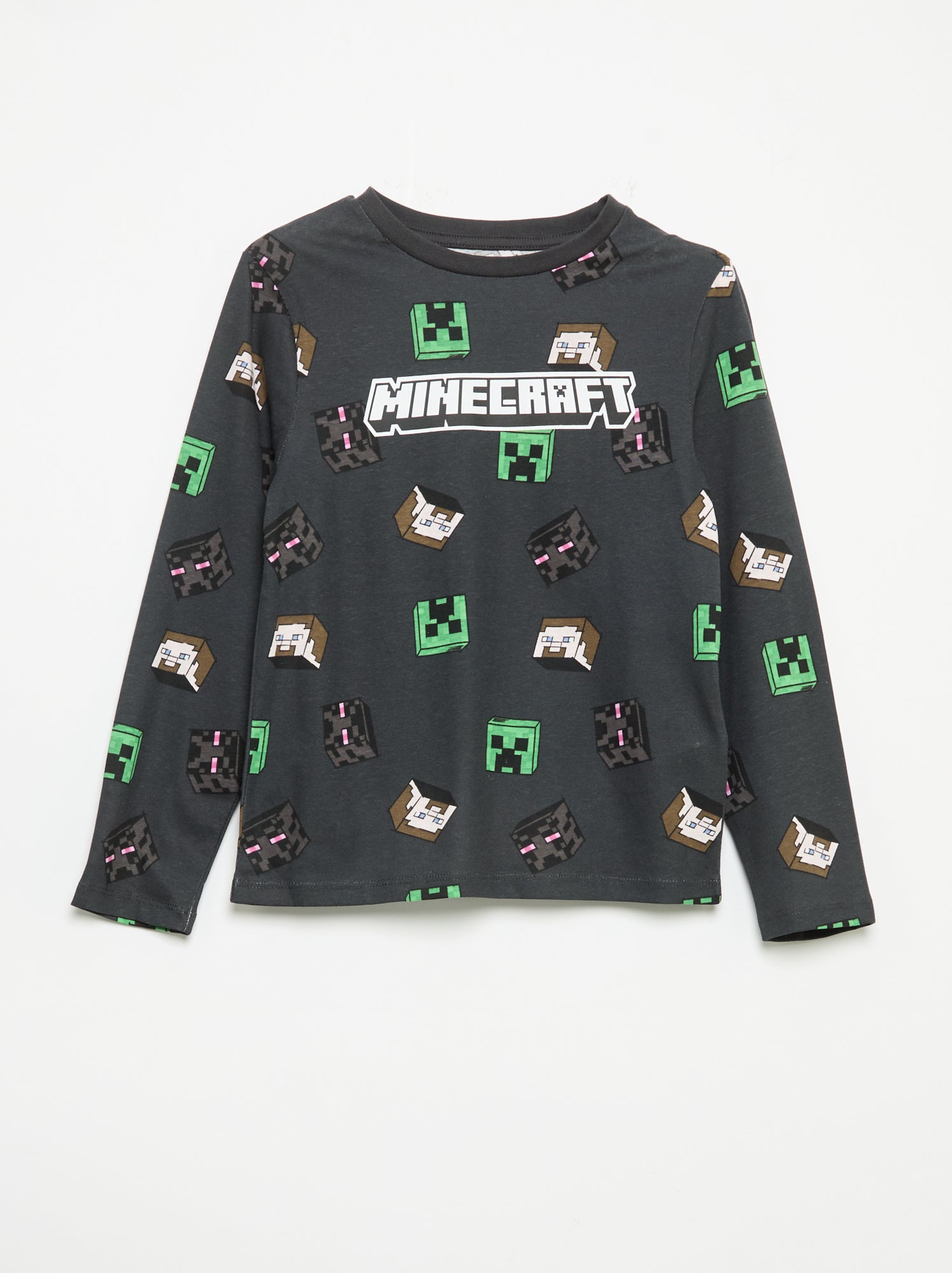 Pyjama 2 pièces 'Minecraft' - Bleu