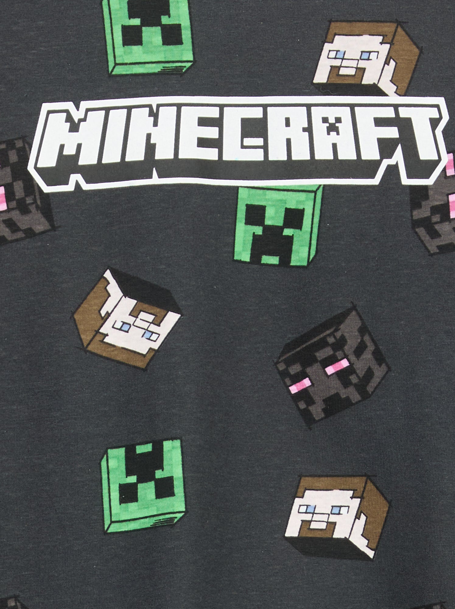 Pyjama 2 pièces 'Minecraft' - Bleu